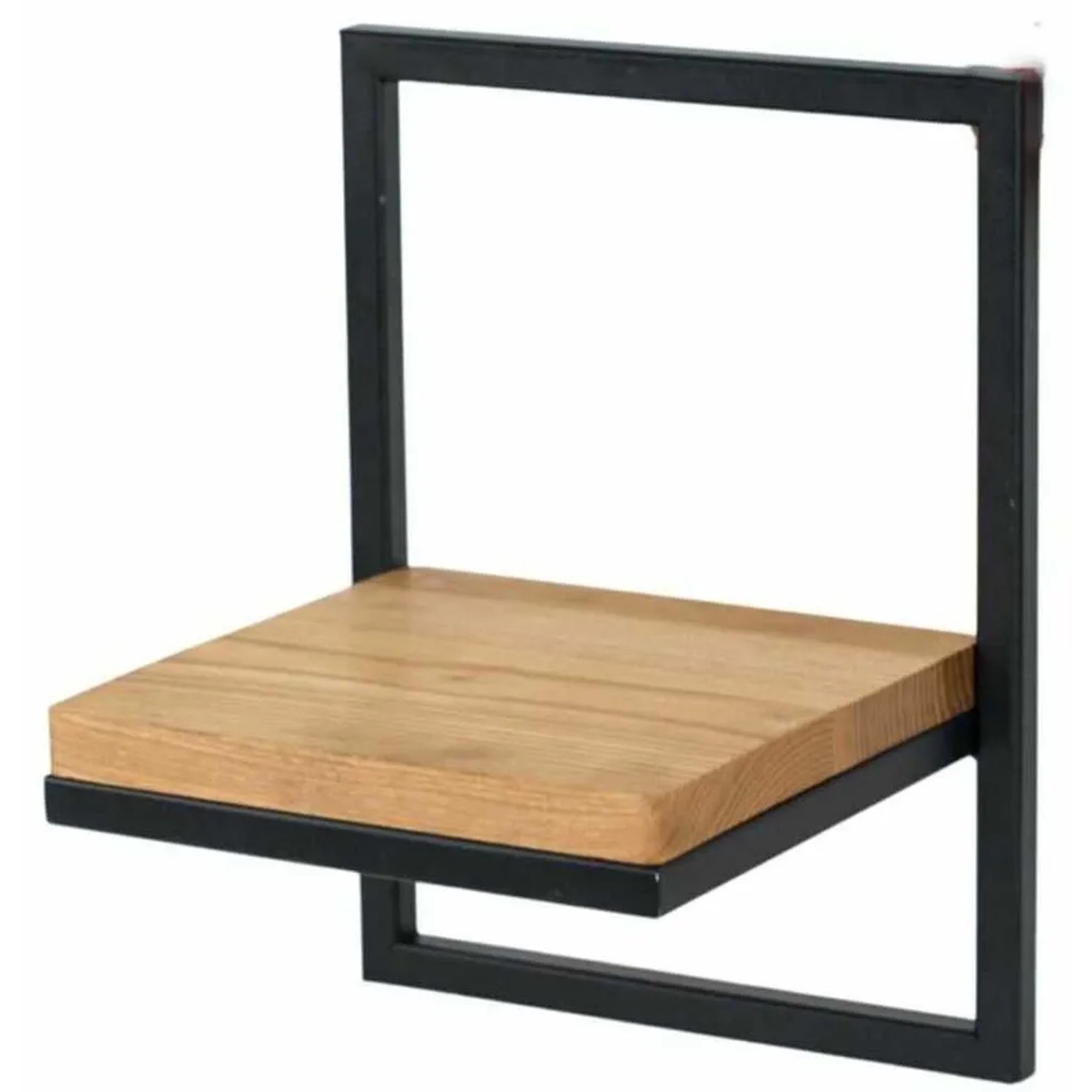 Kwietnik wiszący Lens S czarny dąb - 23 x 20 x 30 cm