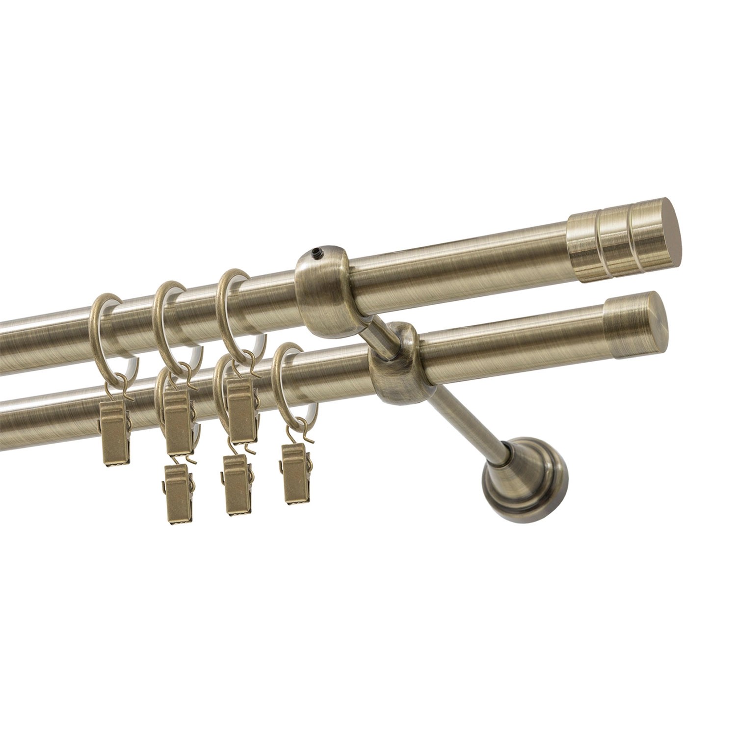 Karnisz FORIO podwójny antyk 160 cm