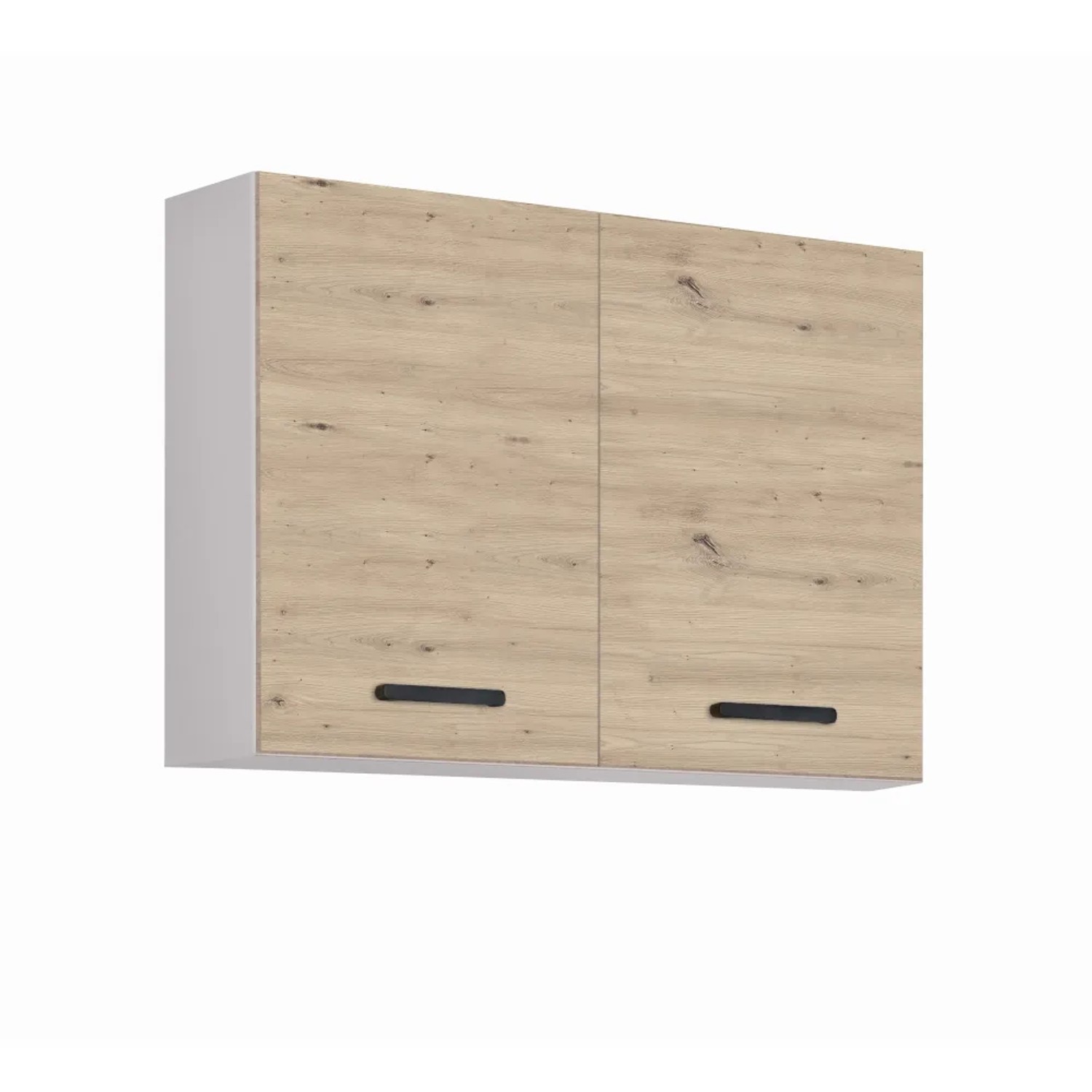 Black and White Style Szafka kuchenna górna MEGAN Dąb Artisan 80 cm