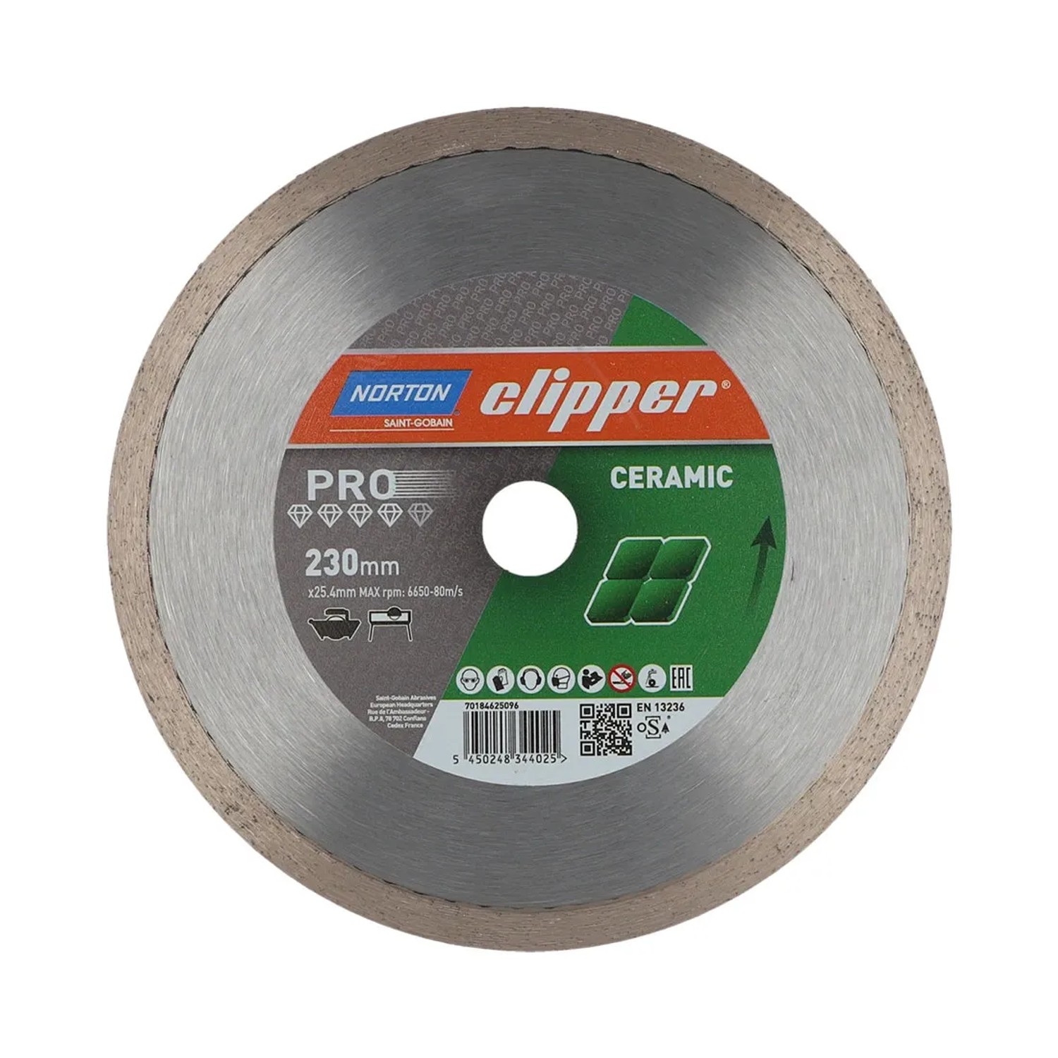 Tarcza diamentowa PRO Ceramic 230x25,4 mm