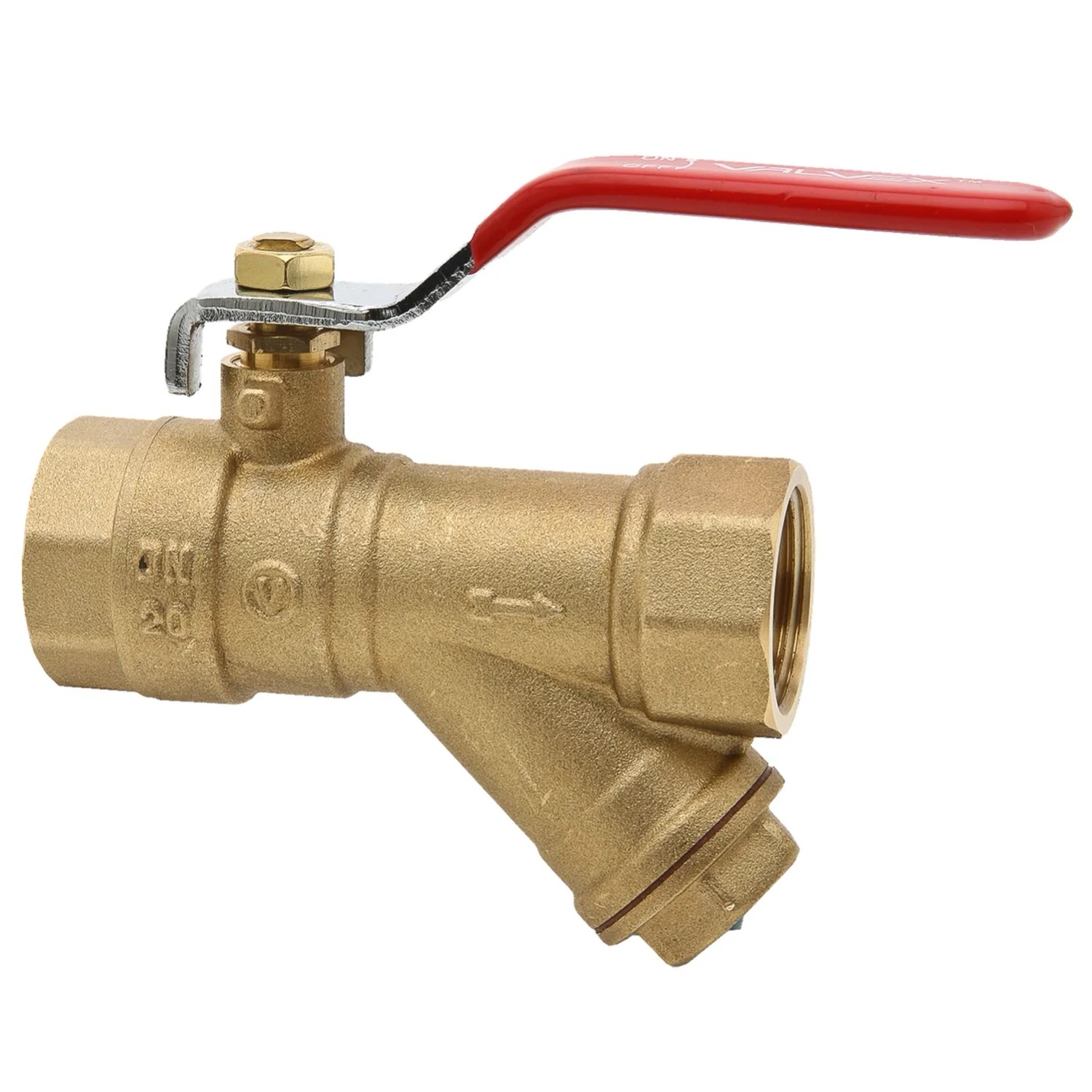 Valvex Zawór kulowy filtr DN15 dźwignia 1/2