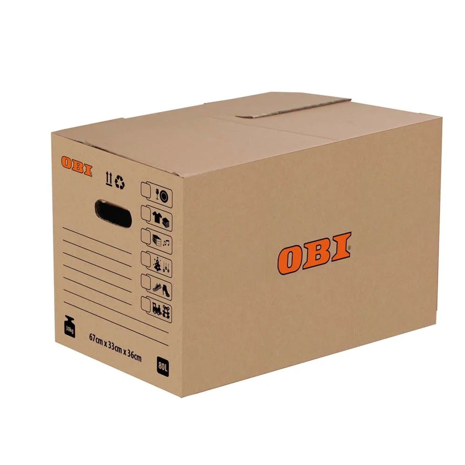 Erkar-Opakowania Pudło przeprowadzkowe rozmiar L 80 l