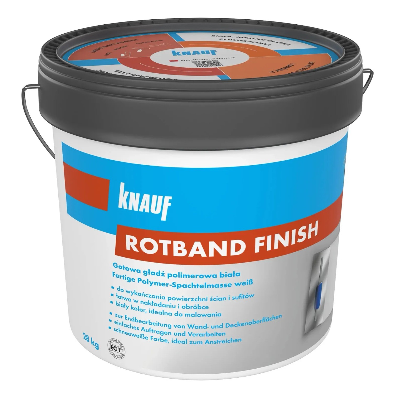 Knauf Gotowa gładź polimerowa Rotband Finish 28 kg