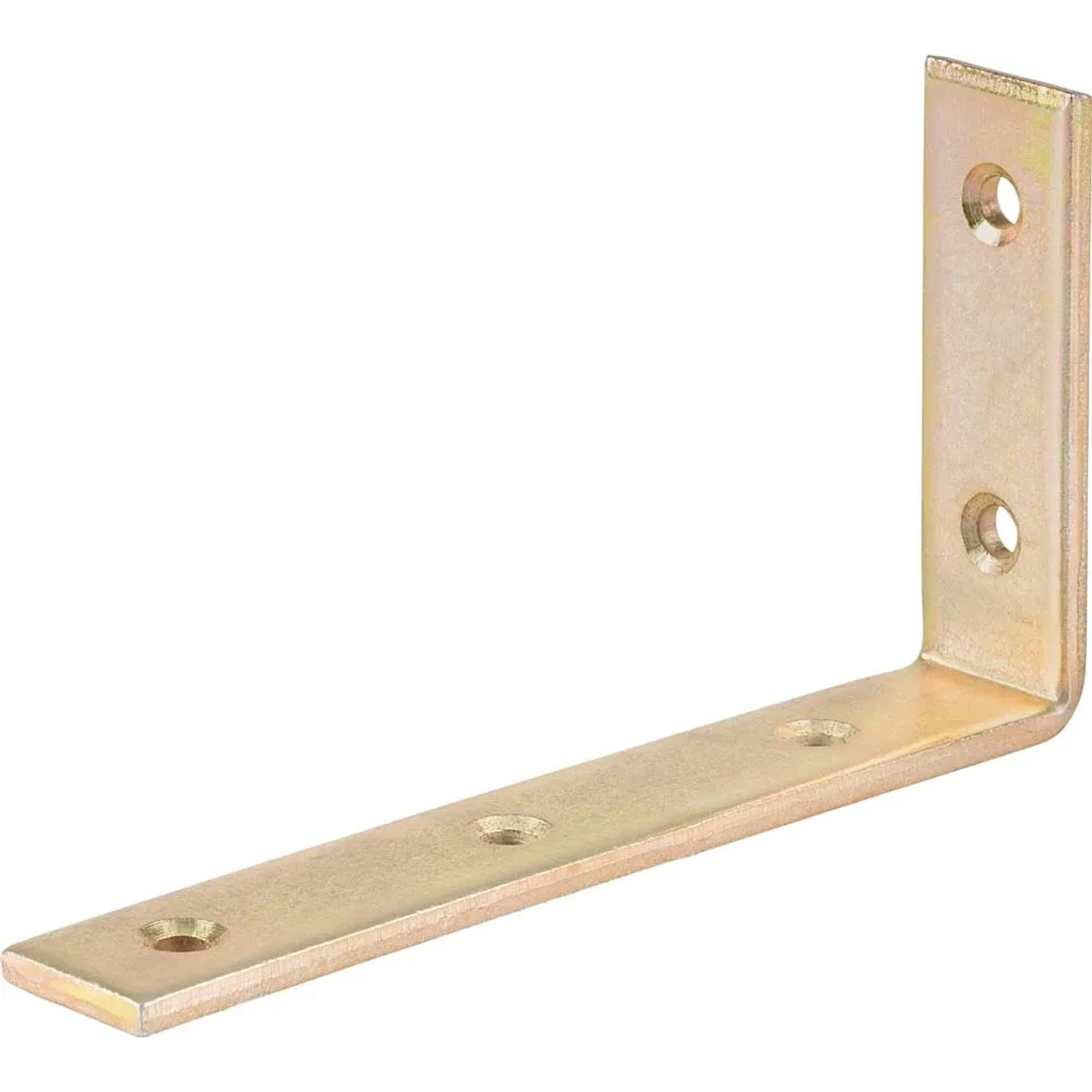 Łącznik kątowy konstrukcyjny pozłacany 80 x 150 mm