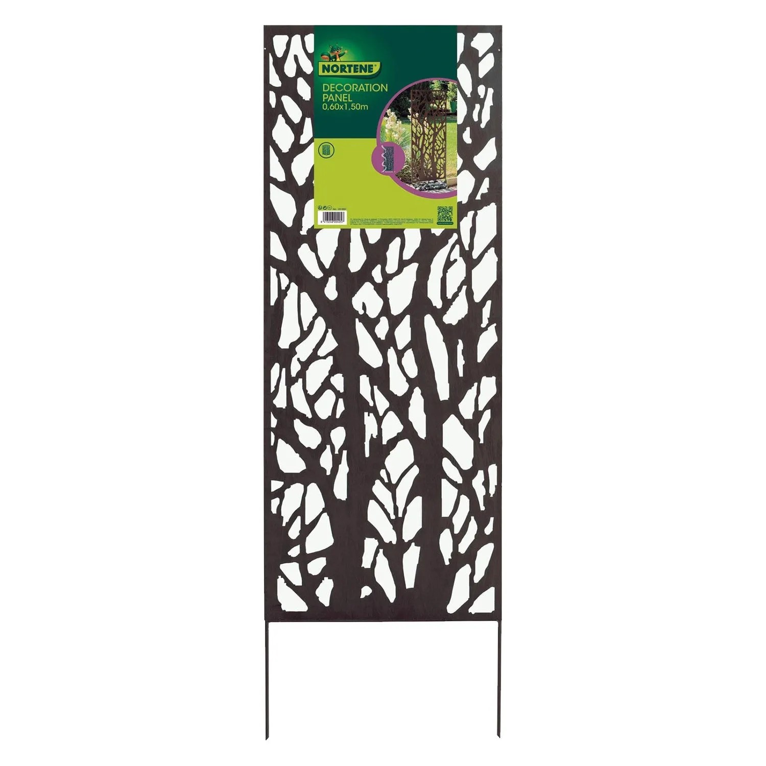 Panel dekoracyjny metalowy tree - 0,6x1,5 m