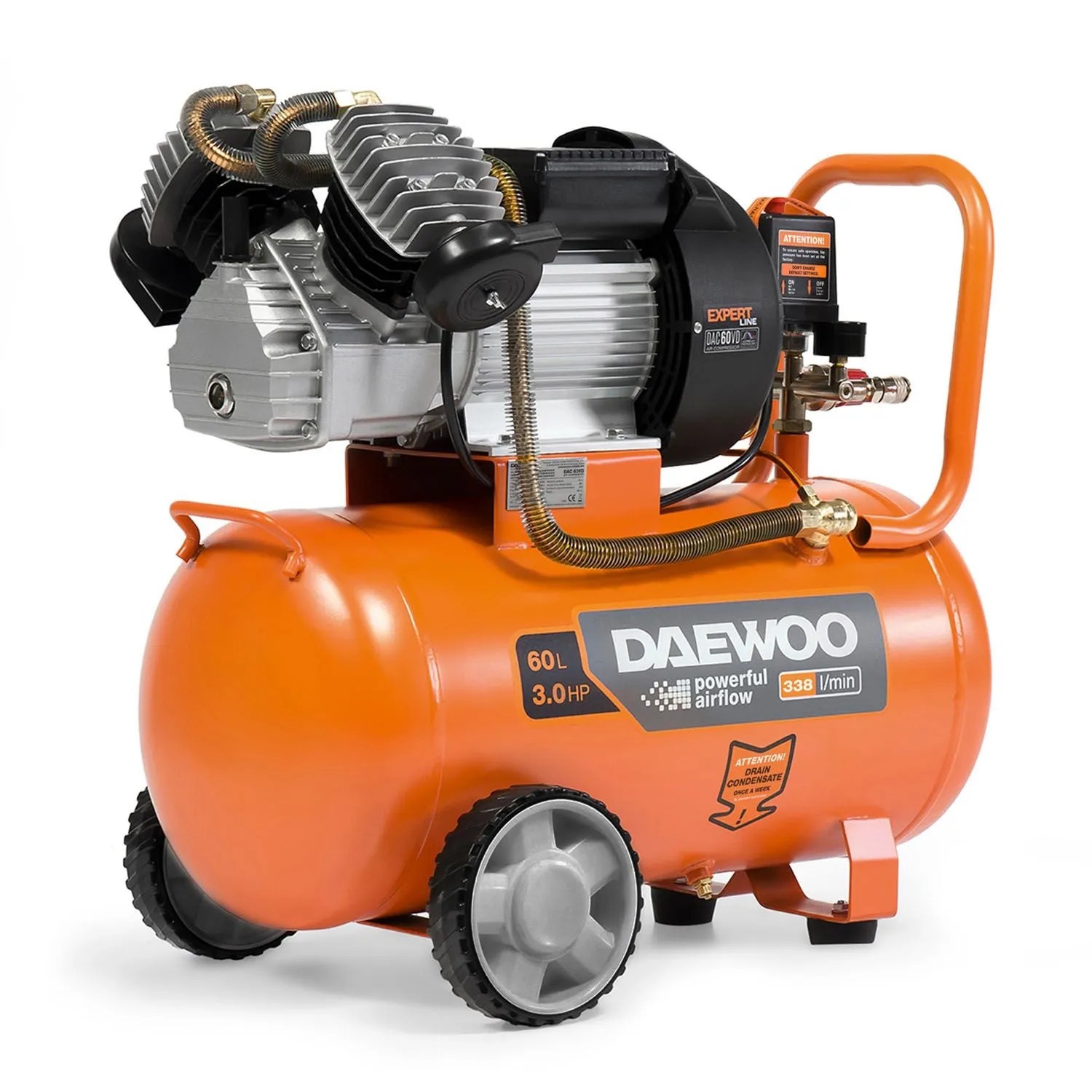 DAEWOO Kompresor powietrza DAC 60VD 60L 8 bar