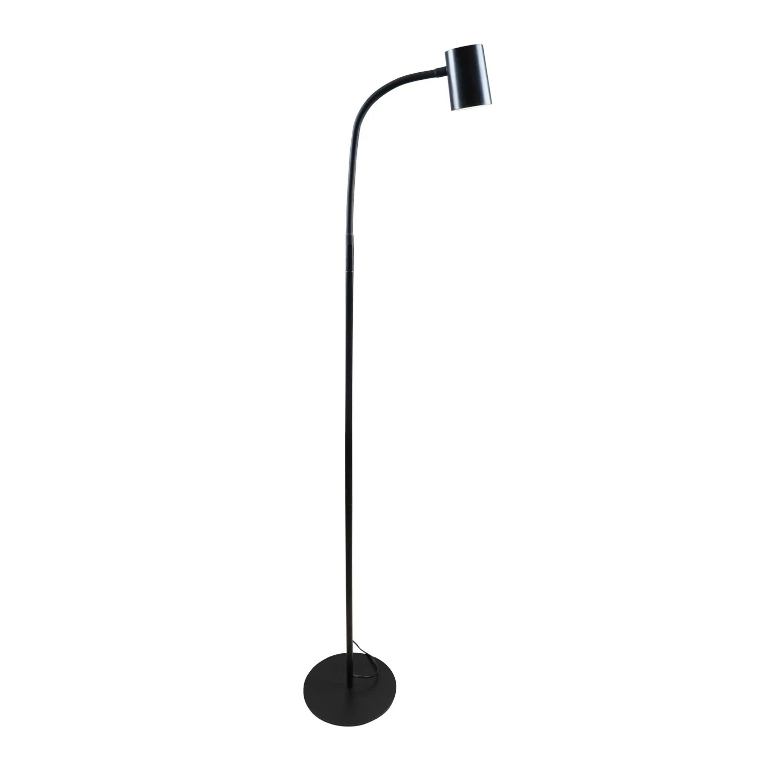 Goldlux Lampka podłogowa FELIX 1xGU10 9W LED czarna