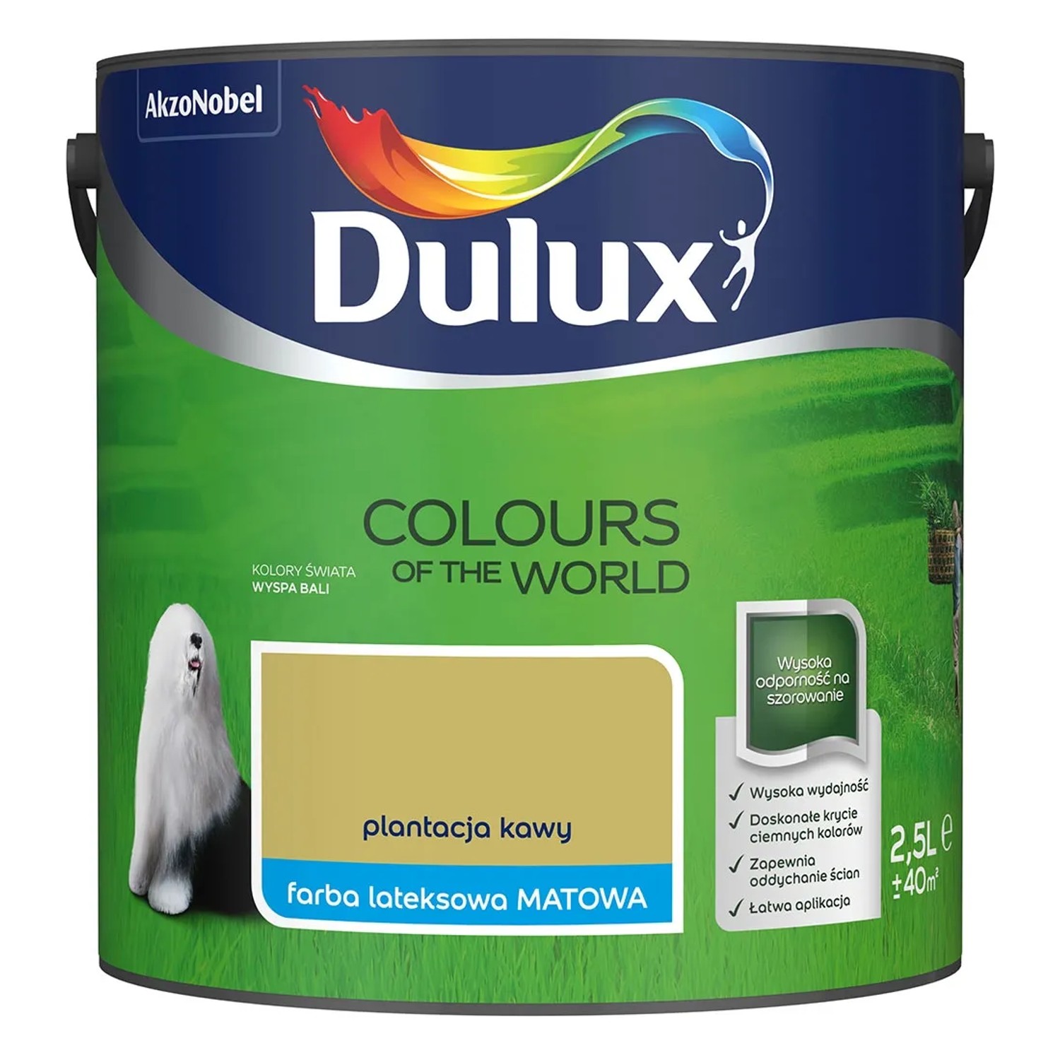 Farba Dulux Kolory Świata plantacja kawy 2,5 l