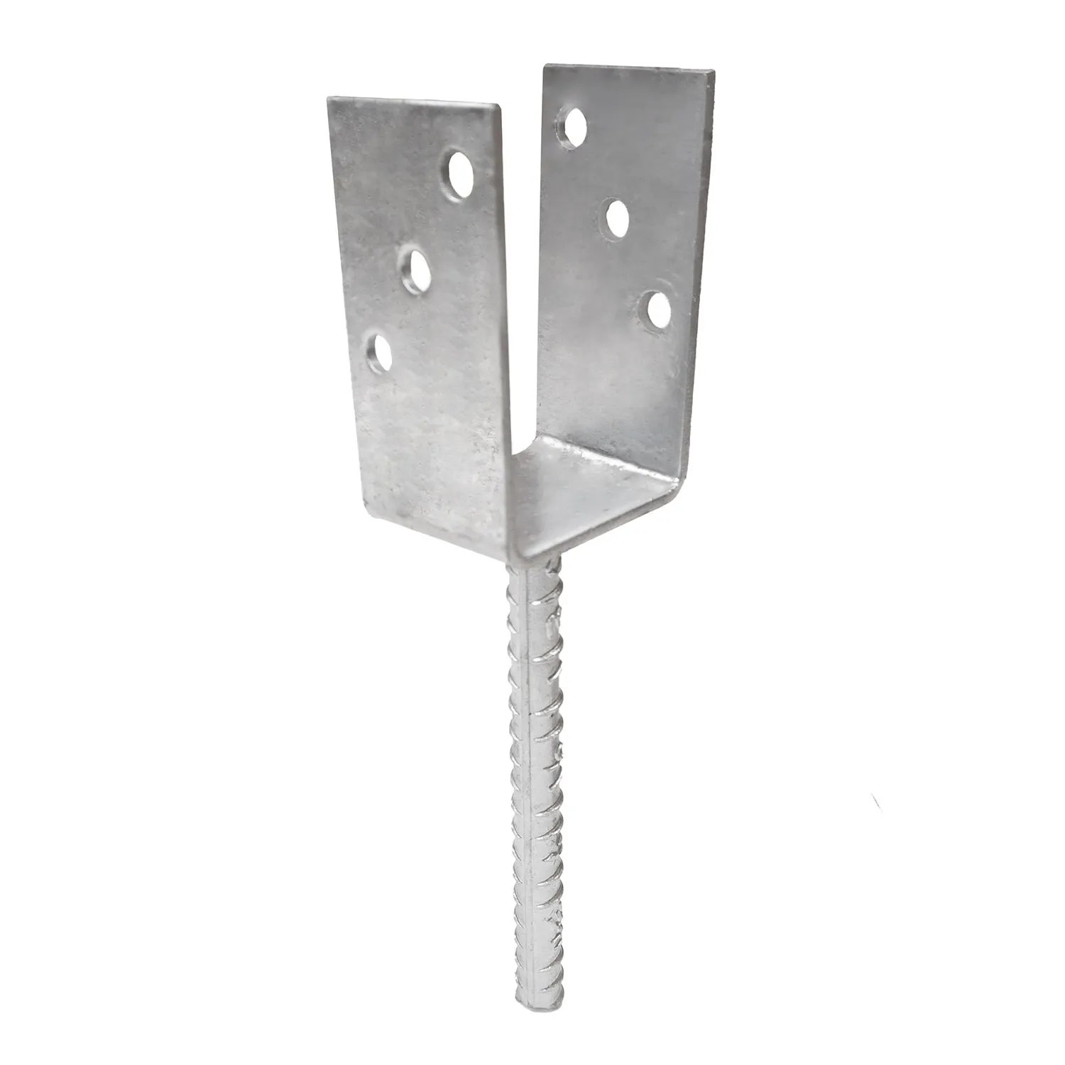 DMX Podstawa słupka ocynkowana do betonu 7 x 6 x 12 cm