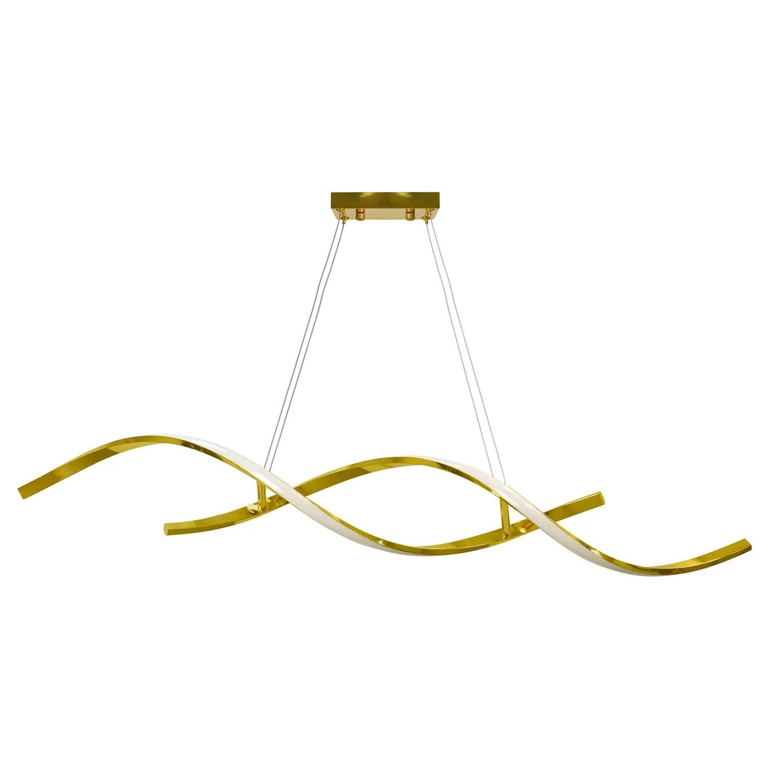 ActiveJet Lampa wisząca LED STELLA GOLD 28W 4000K 2700lm złota