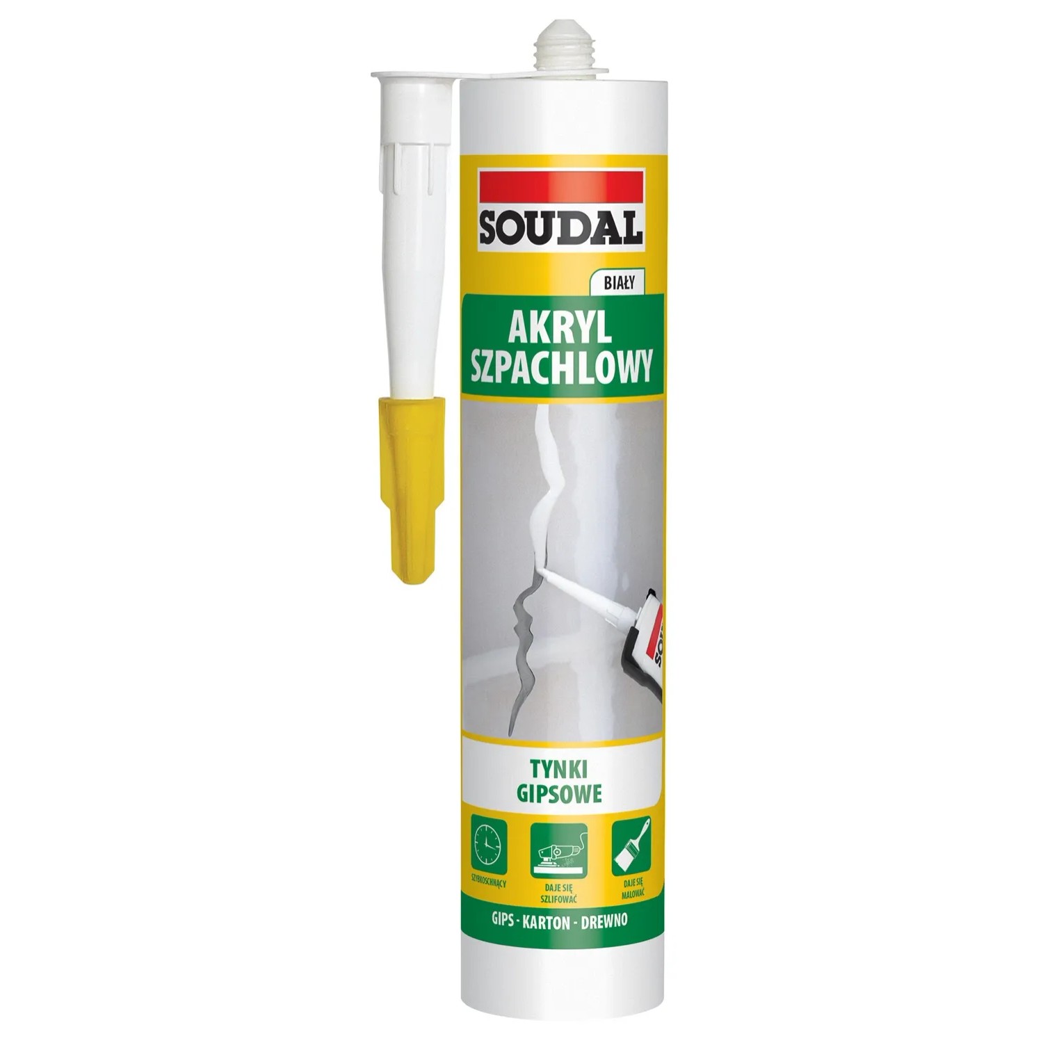 Soudal Akryl lekki 280 ml biały