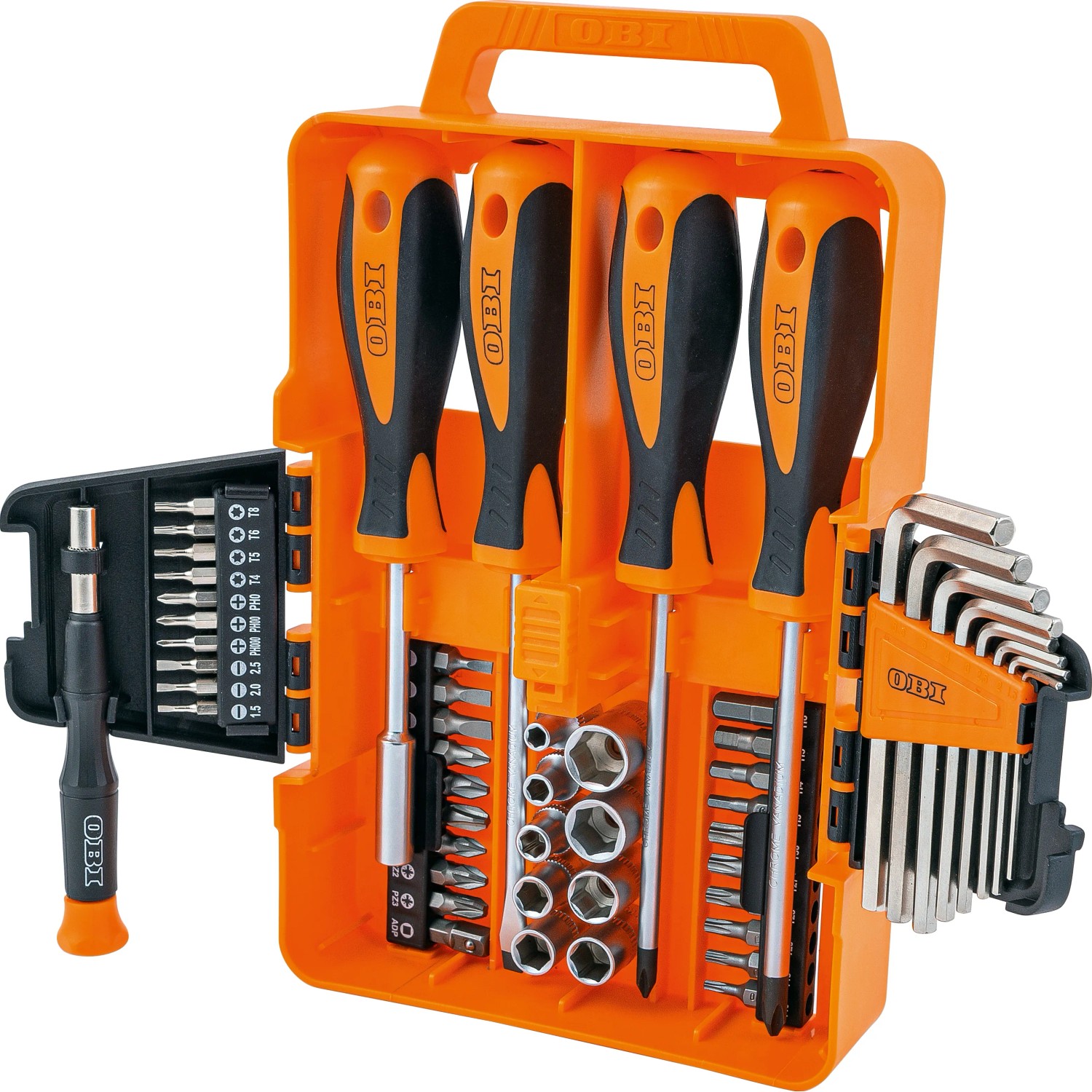 Zestaw wkrętaków i bitów - 52 szt.