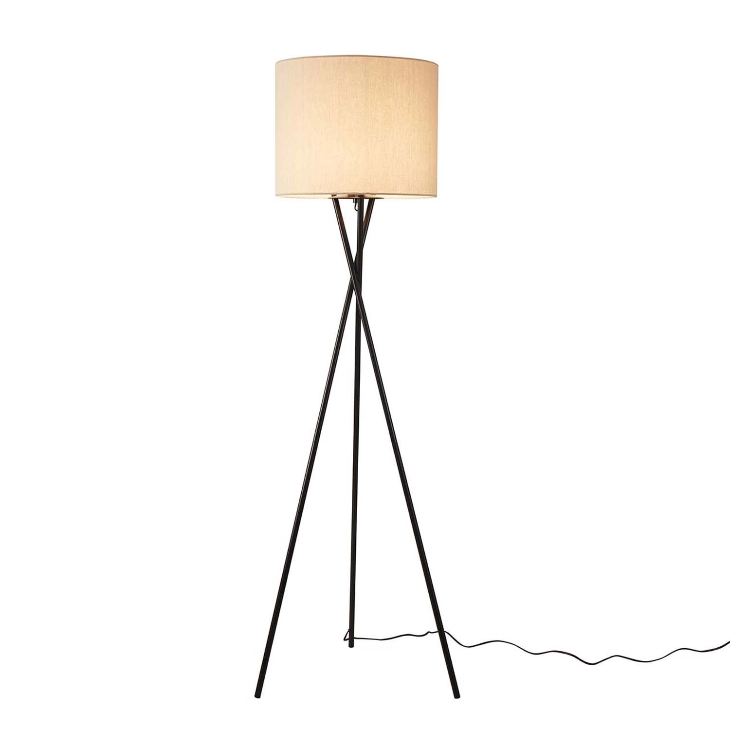 Goldlux Lampa podłogowa TEKLA 1xE27 max. 20W LED wys. 154cm len naturalny