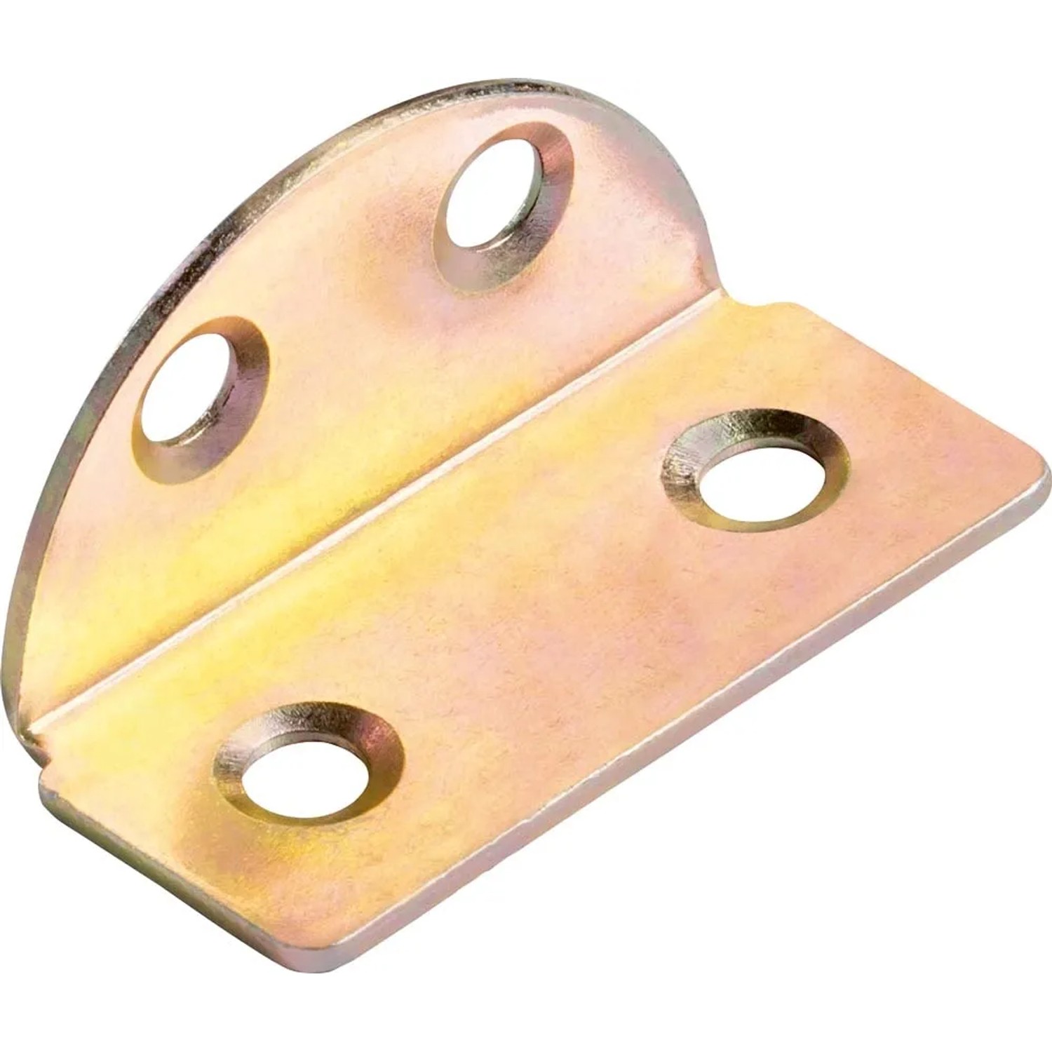 Kątownik do płyt wiórowych 40 mm x 19 mm ocynkowany na żółto