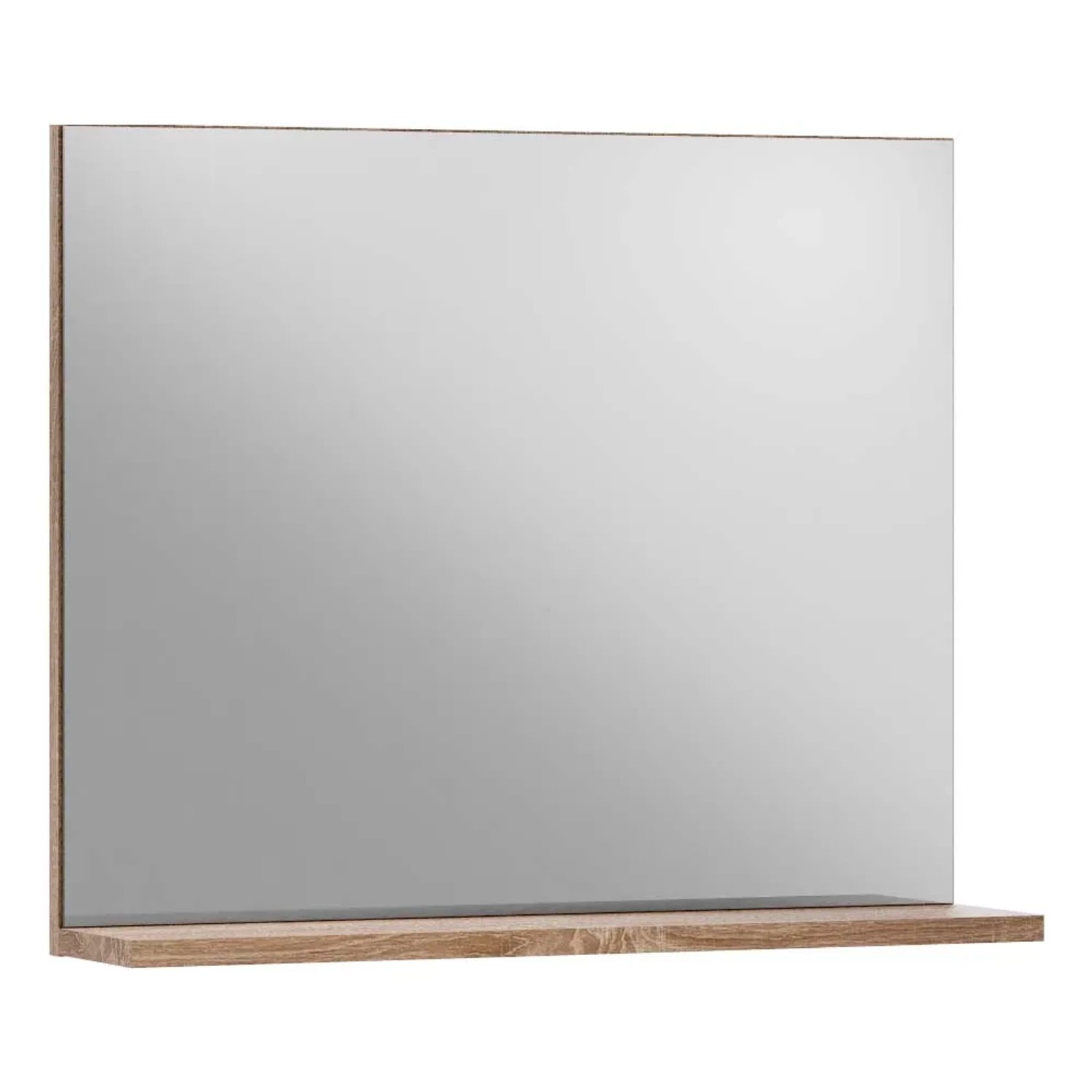 Półka lustrzana Rita 60 x 50 cm dąb/biała