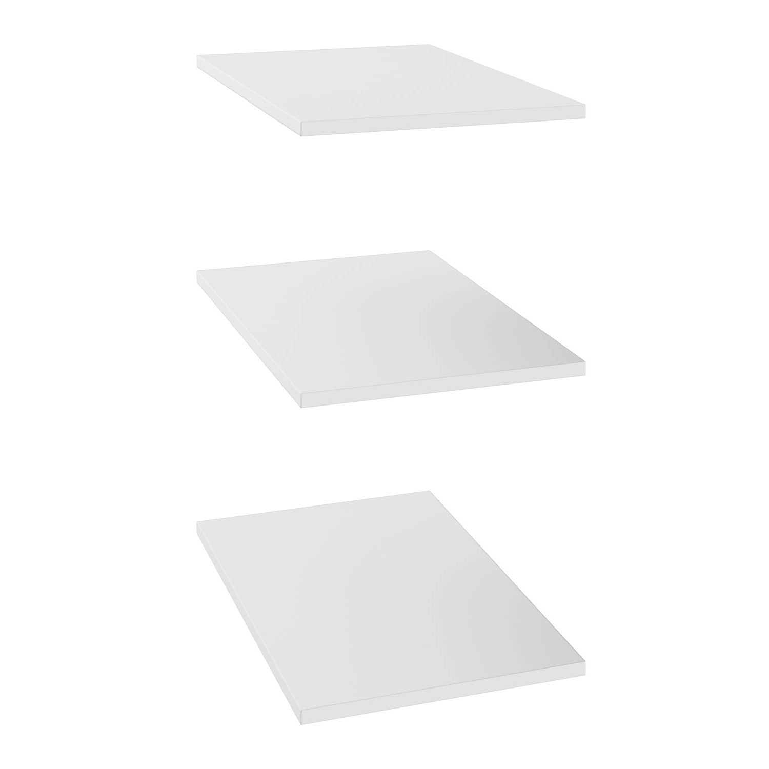 Półki białe 3 szt. do korpusu 37,6 x 58 cm Garderoby/Szafy Modułowe