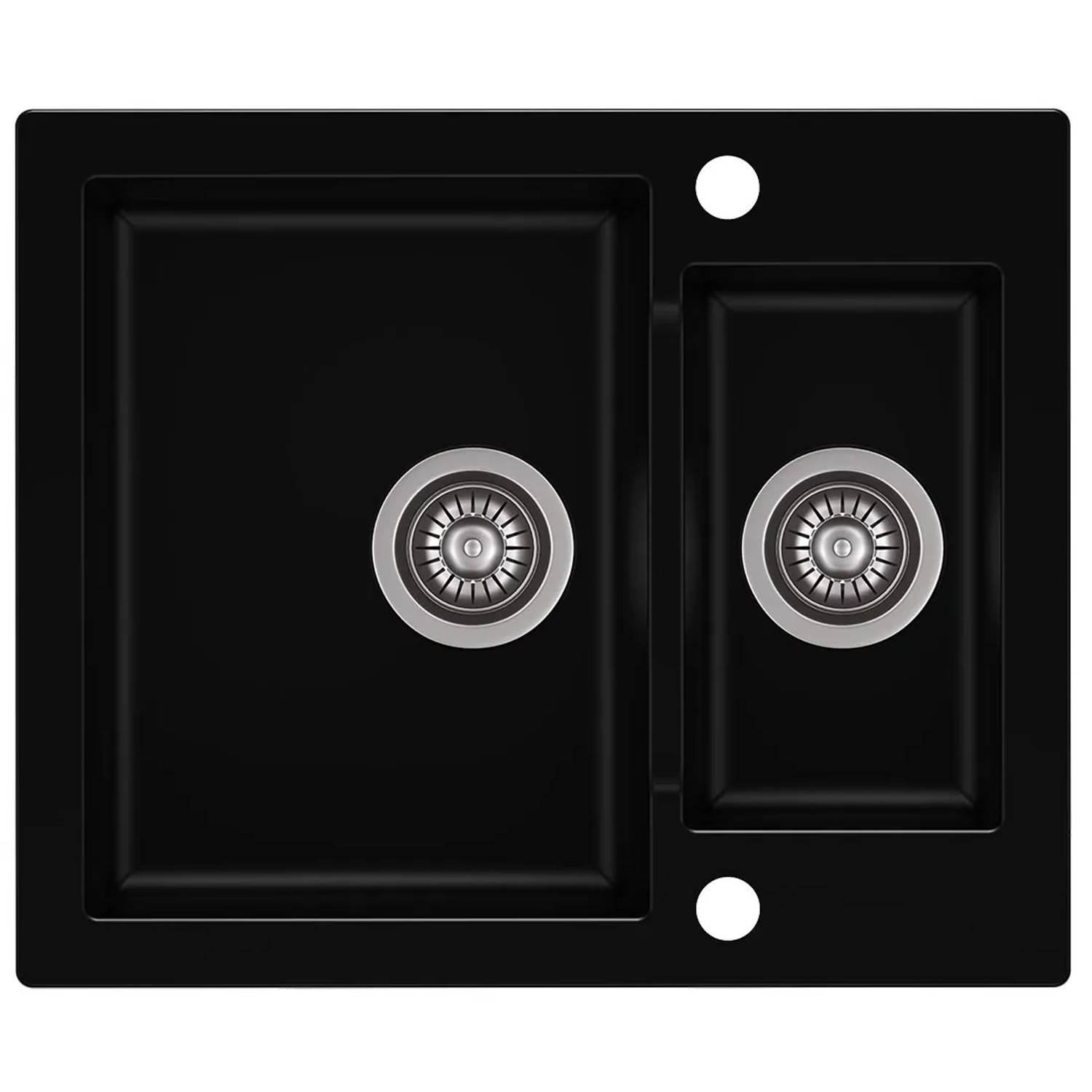 Zlewozmywak Mojito 8 1,5-kom. czarny 60x50 cm