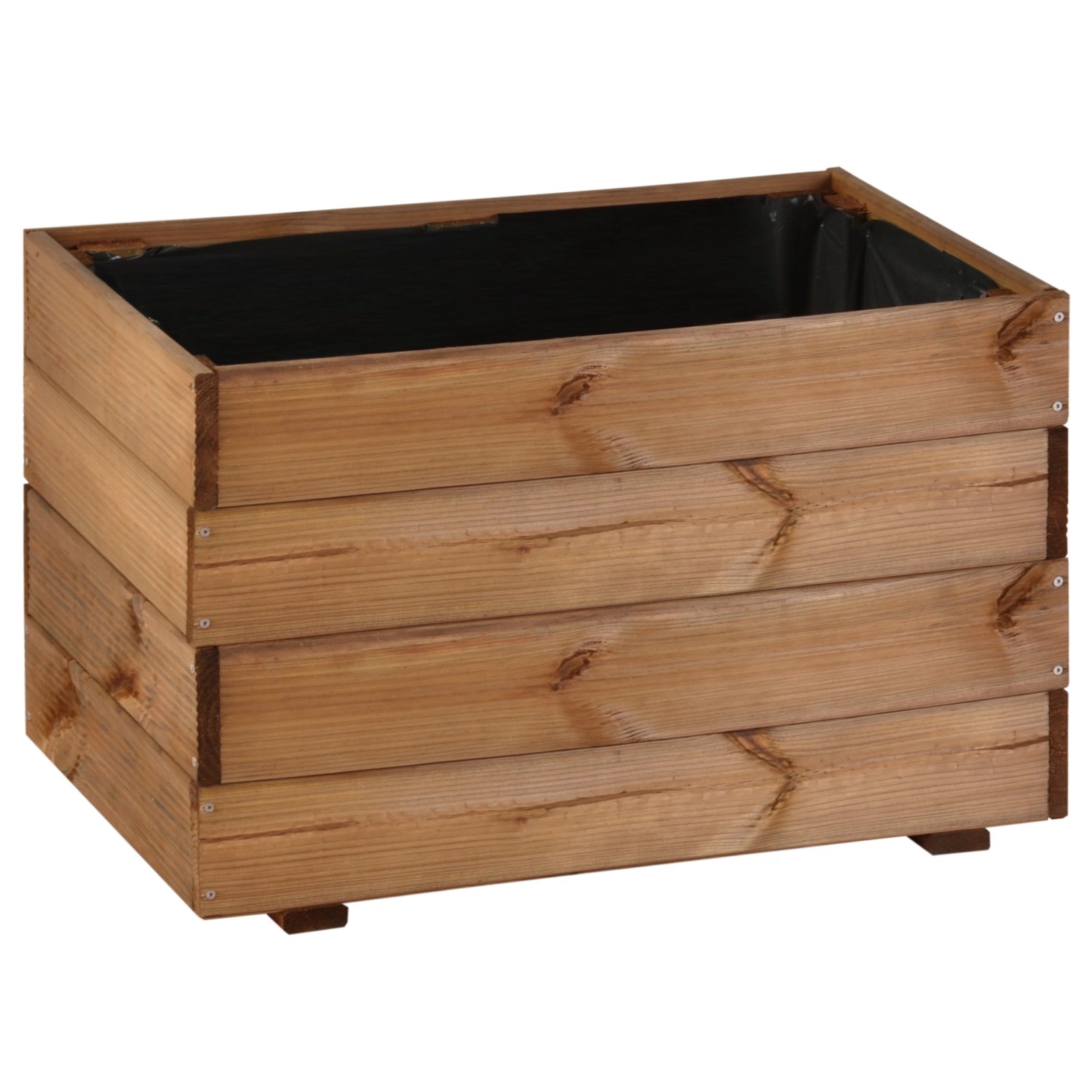 Sobex Donica prostokątna Bjork 60 x 40 x 40 cm, brąz