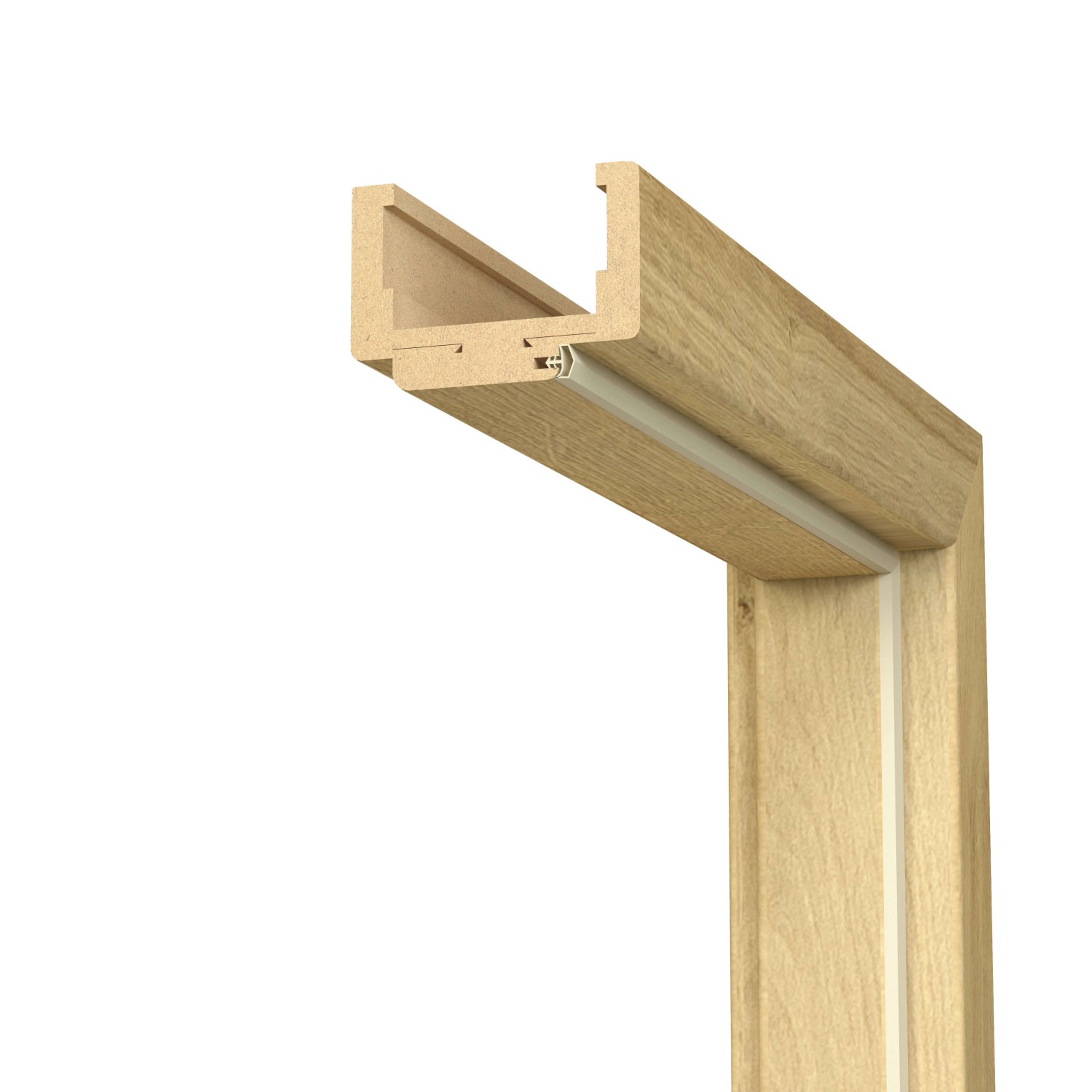 DRE Ościeżnica regulowana 120-140 mm dąb riviera 80P