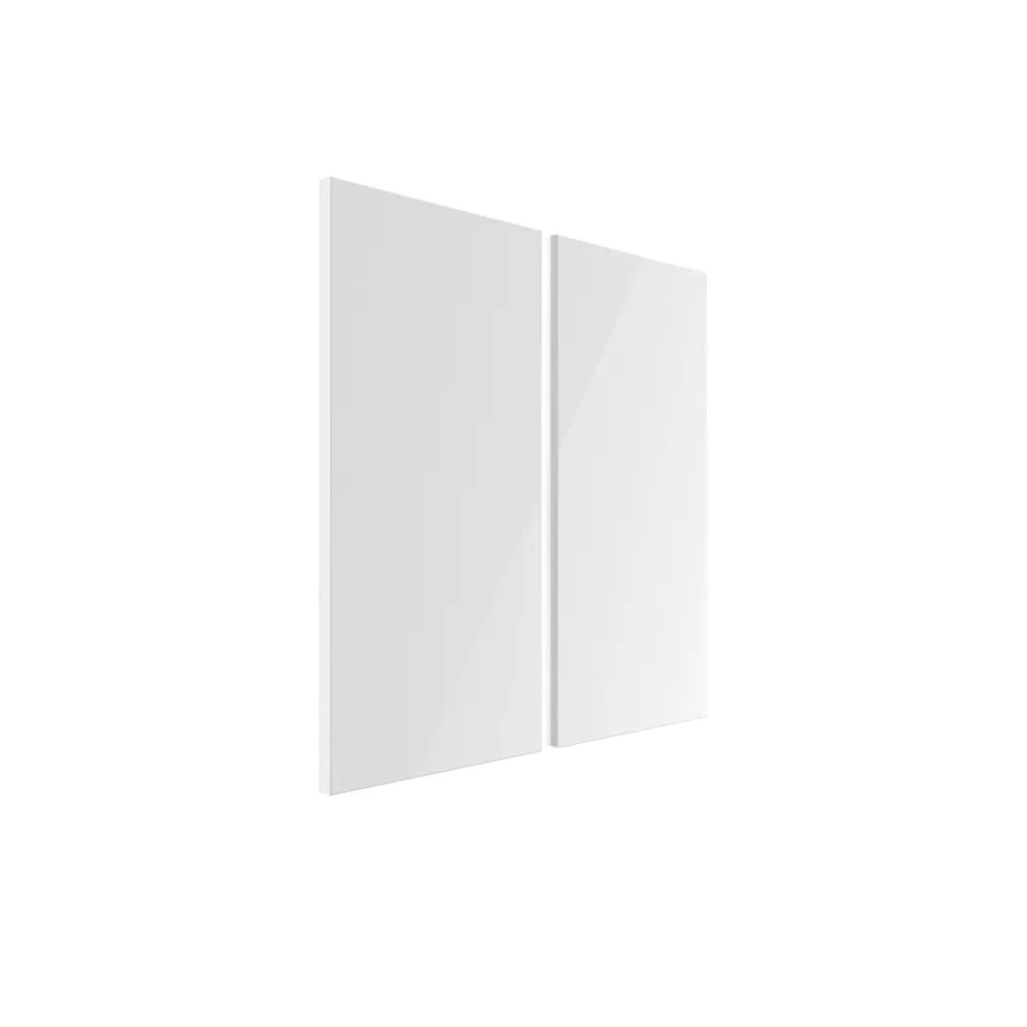 Front Roma do szafki narożnej korpus 90 cm biały połysk