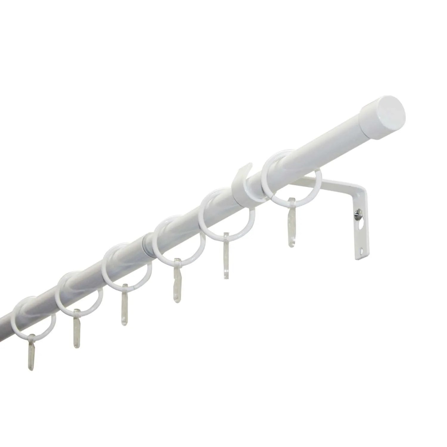 Gardinia Karnisz pojedynczy rozsuwany 19/16 180-310 cm biały