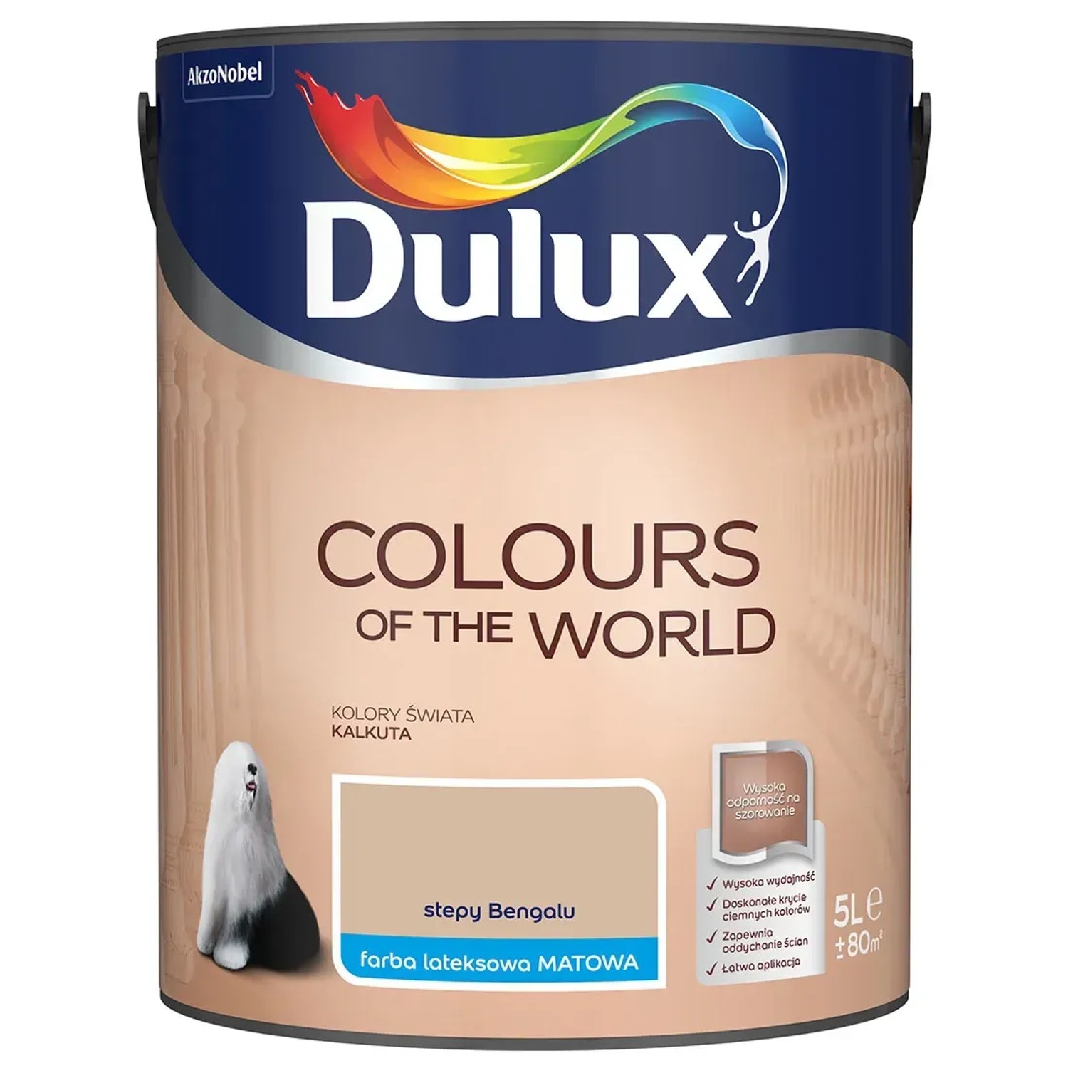Farba Dulux Kolory Świata stepy Bengalu 5 l