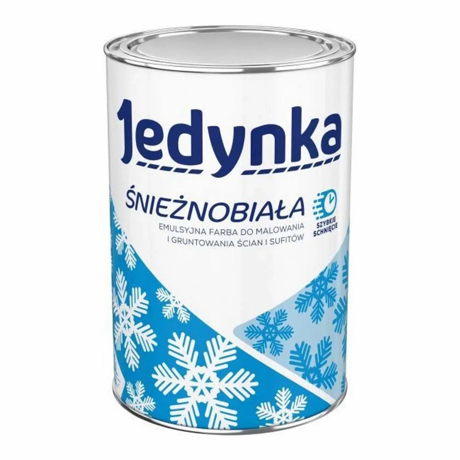 Farba do ścian i sufitów Jedynka Śnieżnobiała 1 l
