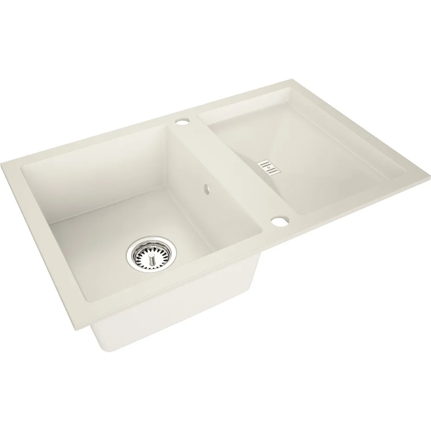 Zlewozmywak Slide 4 1-kom. pure white 79x50 cm