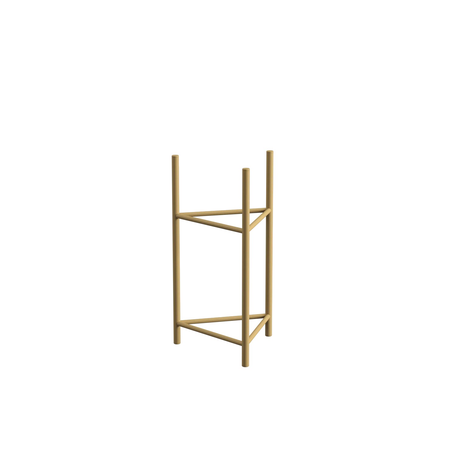 Stojak na donice Belfort L Gold - 22 x 50 cm