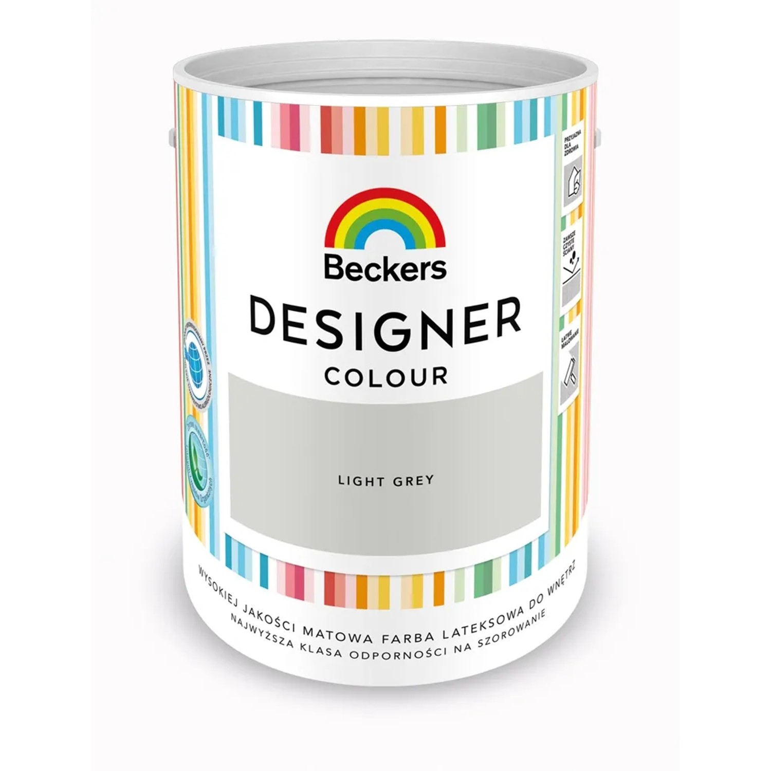 Farba lateksowa Beckers Designer light grey 5 l