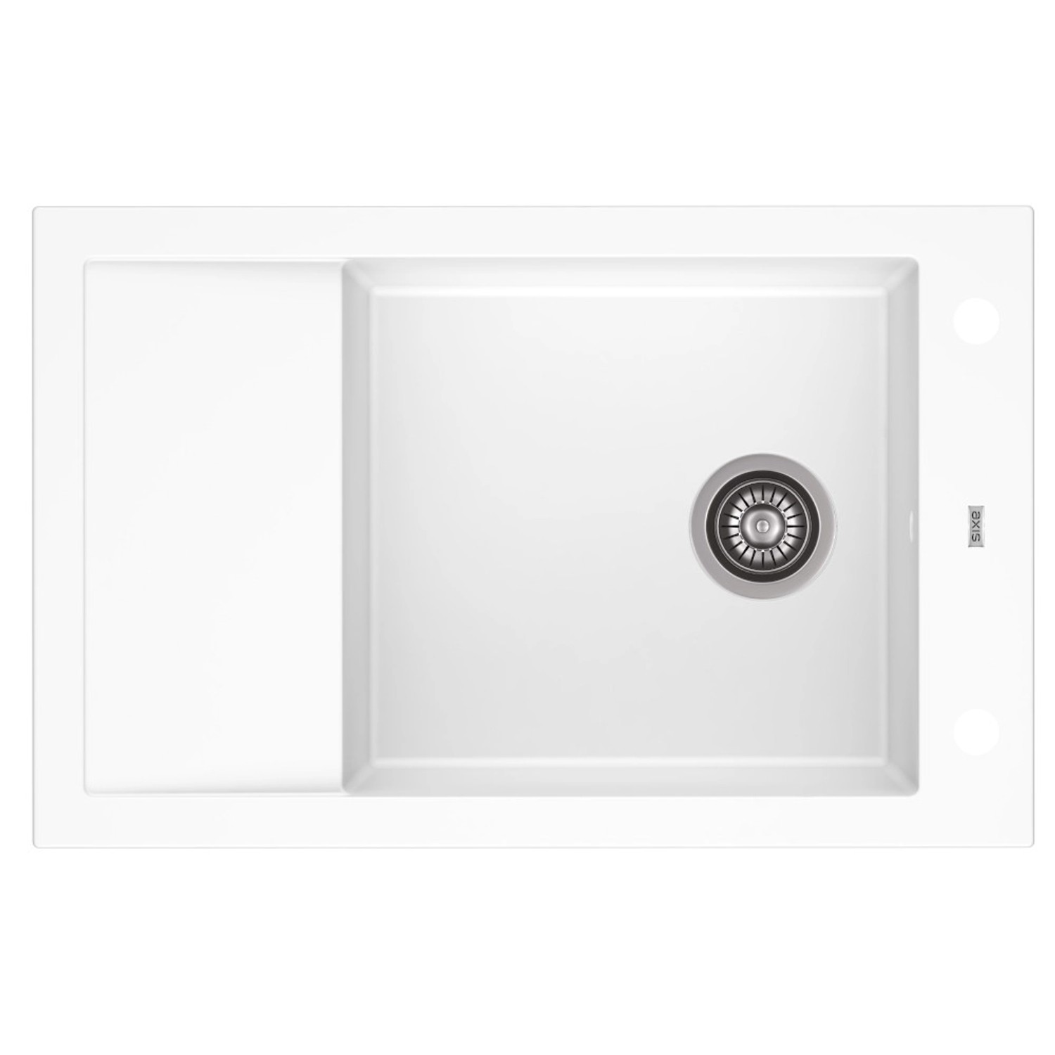 Zlewozmywak A-Point 4 1-kom. pure white 78x50 cm