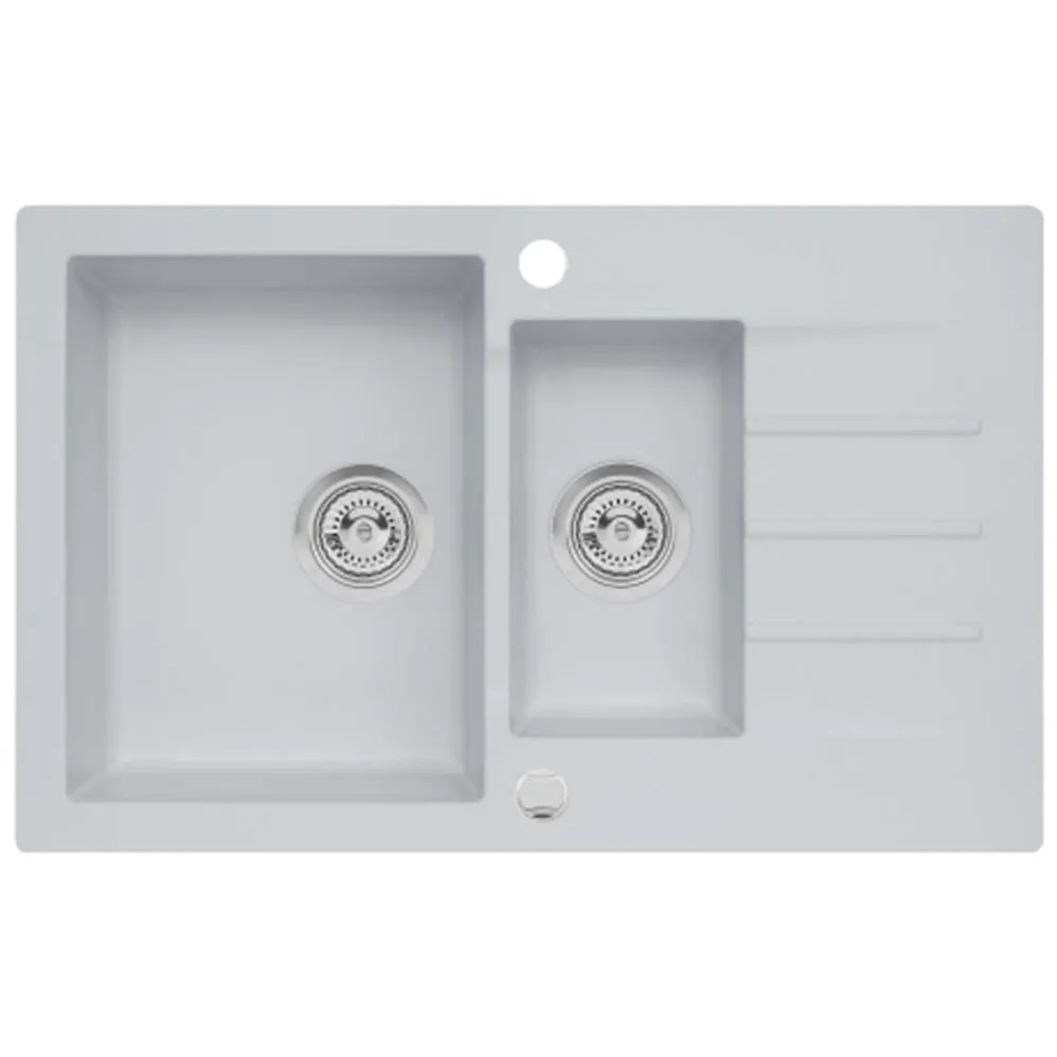 Zlewozmywak Mojito 120 1,5-kom. szary 79x50 cm