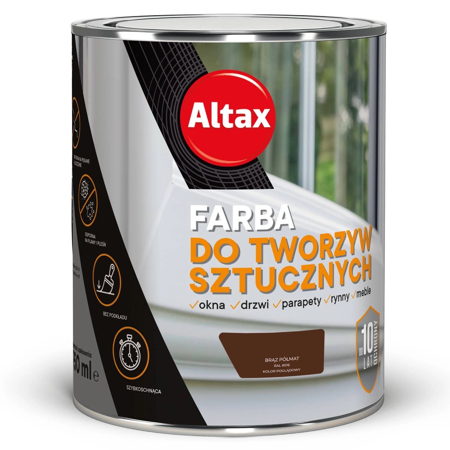 Altax Farba do PCV brązowa 0,75L