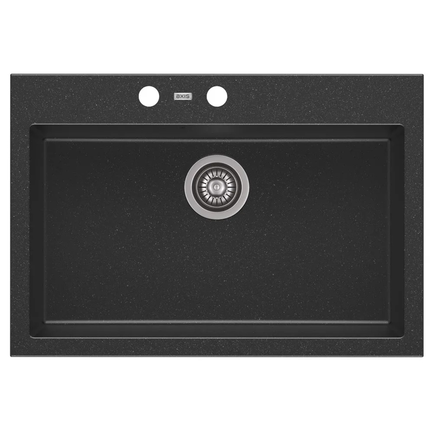 Zlewozmywak A-Point 6 1-kom. czarny 73x50 cm