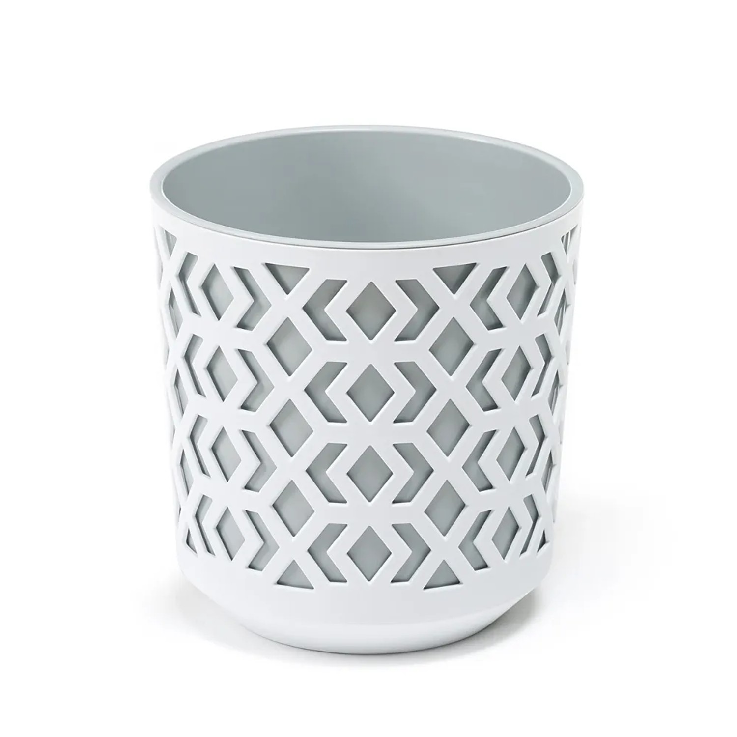 Osłonka Aztek korpus biały wkład szary 30cm