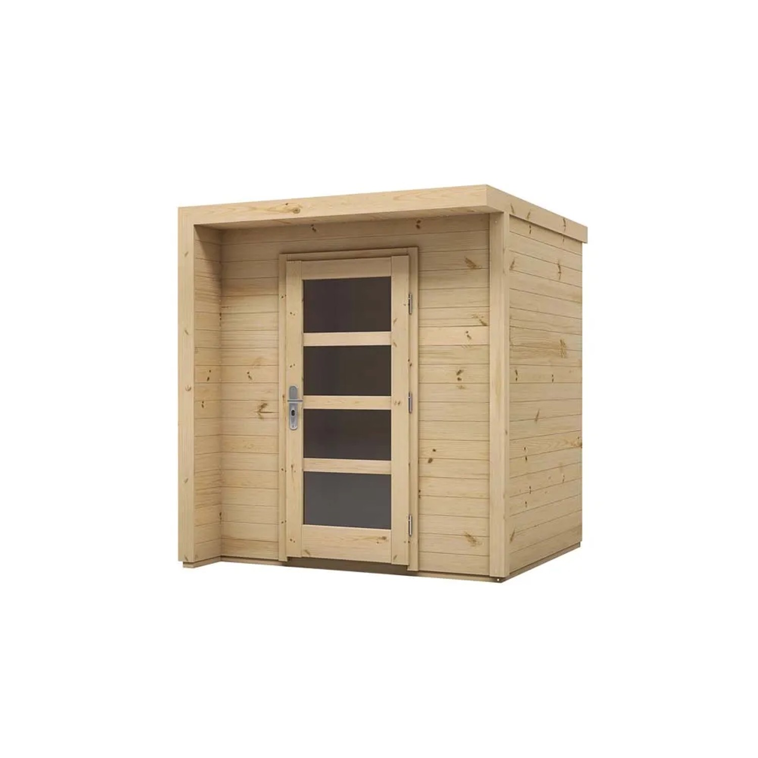 Domek ogrodowy Bratek z podłogą przeszklony - 204 x 202 cm, wys. 228,9 cm