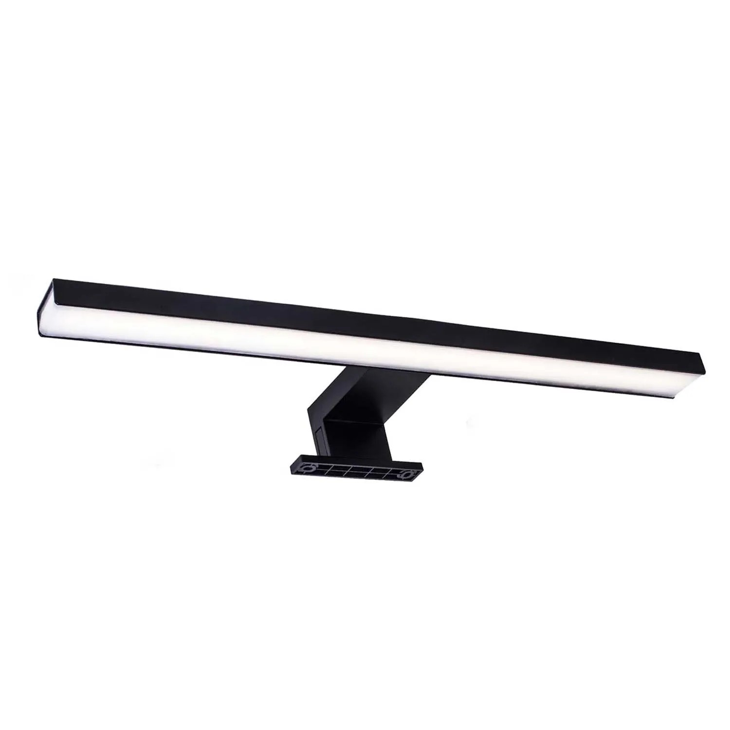 GoldLux Kinkiet LED łazienkowy SAMOS 8W 4000K 900lm IP44 szer. 40cm czarny