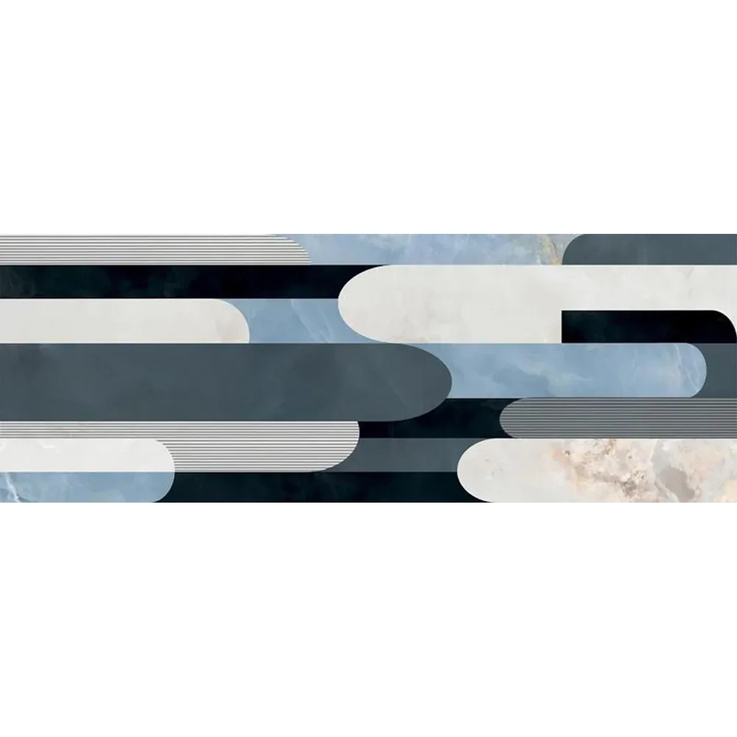 Dekor Vero geo gloss 32,8 x 89,8 cm