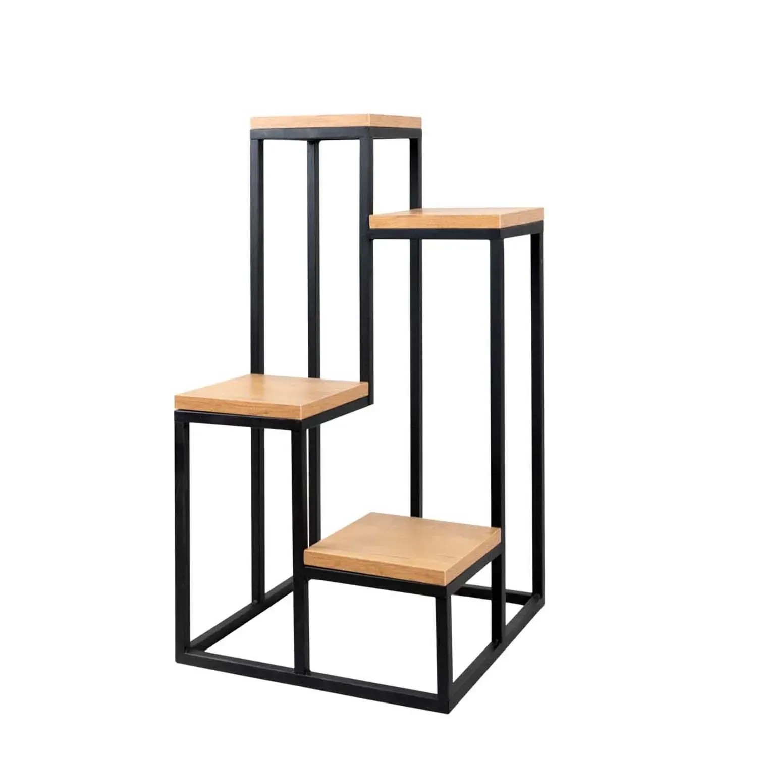 Direct H&G Kwietnik Tuluza L Black Oak - 39 x 39 x 112 cm