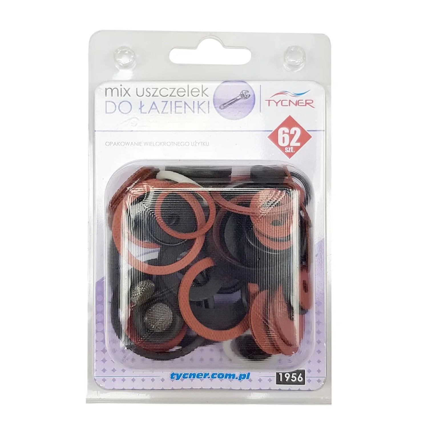 Tycner Zestaw uszczelek do łazienki, blister, 62 elementy