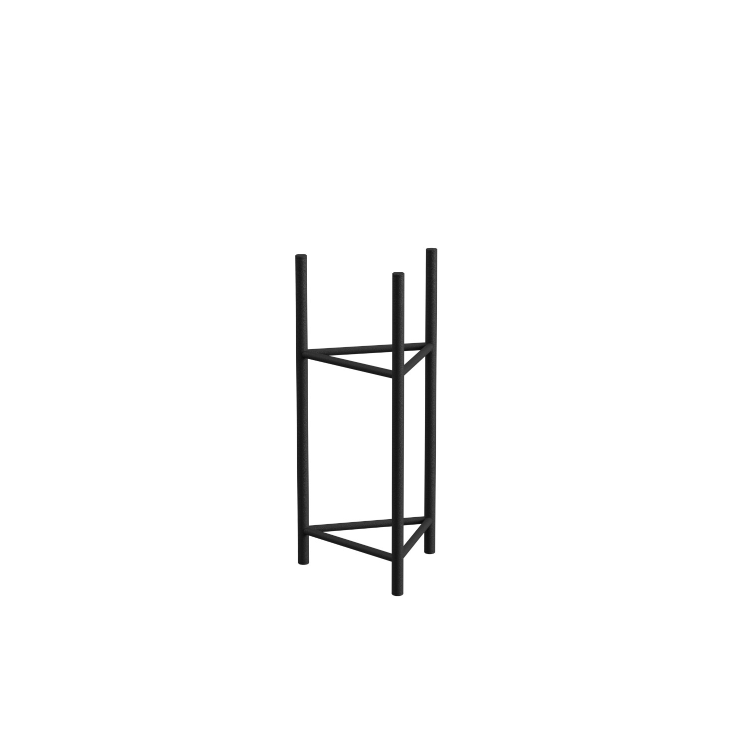 Stojak na donice Belfort M Black - 18 x 50 cm