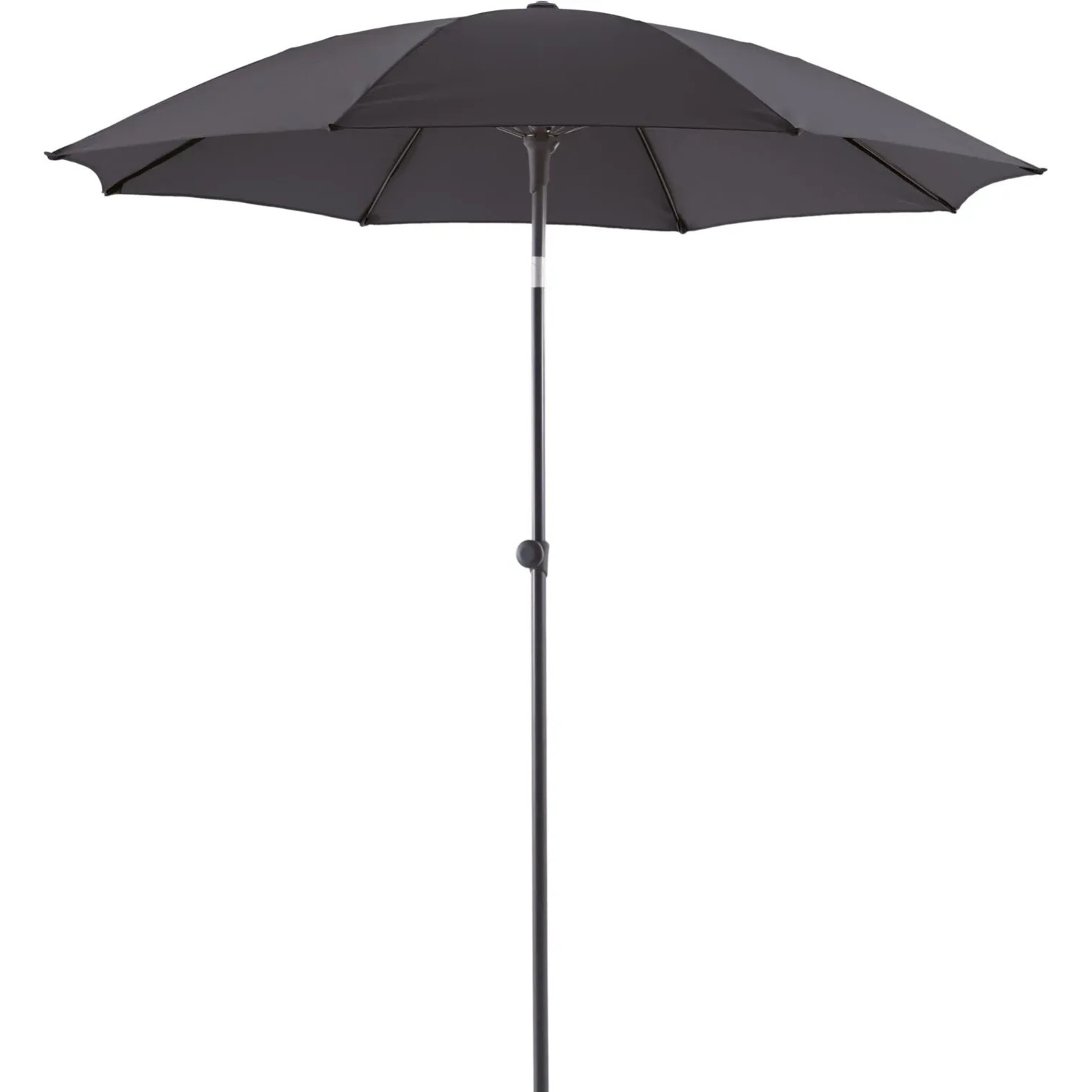 Parasol ogrodowy HERMOSA antracyt - śr. 200 cm
