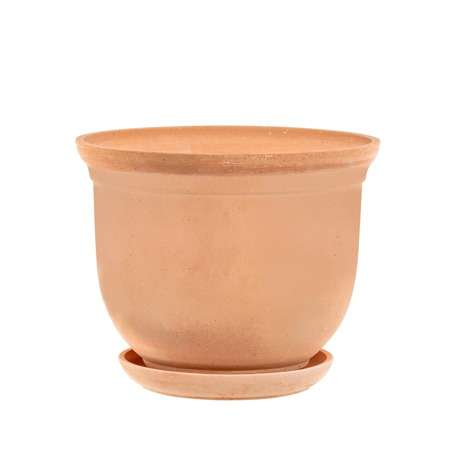 Donica z podstawką Grecka terrakota - 12 cm