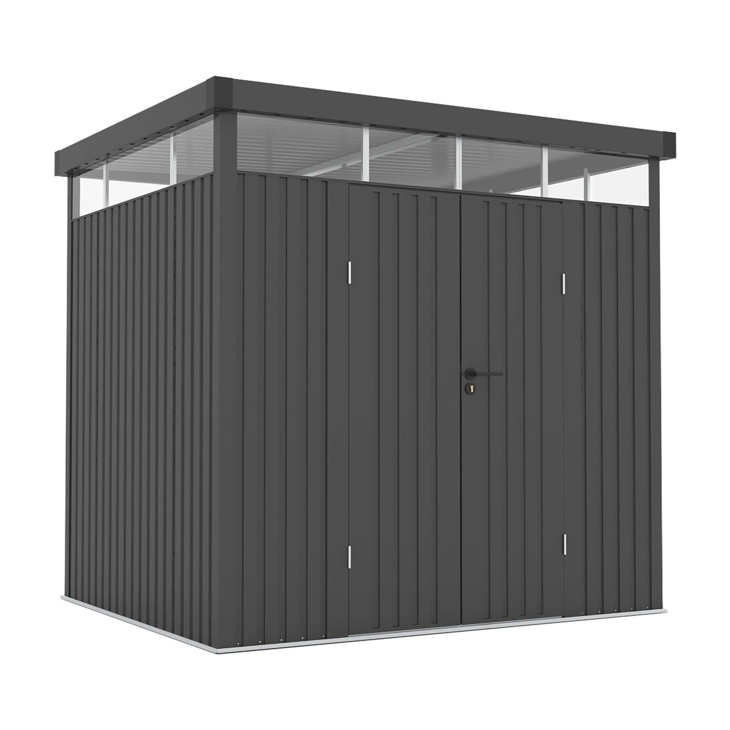 Domek narzędziowy metalowy 5,25 m2 - 220x239 cm, wys. 227 cm