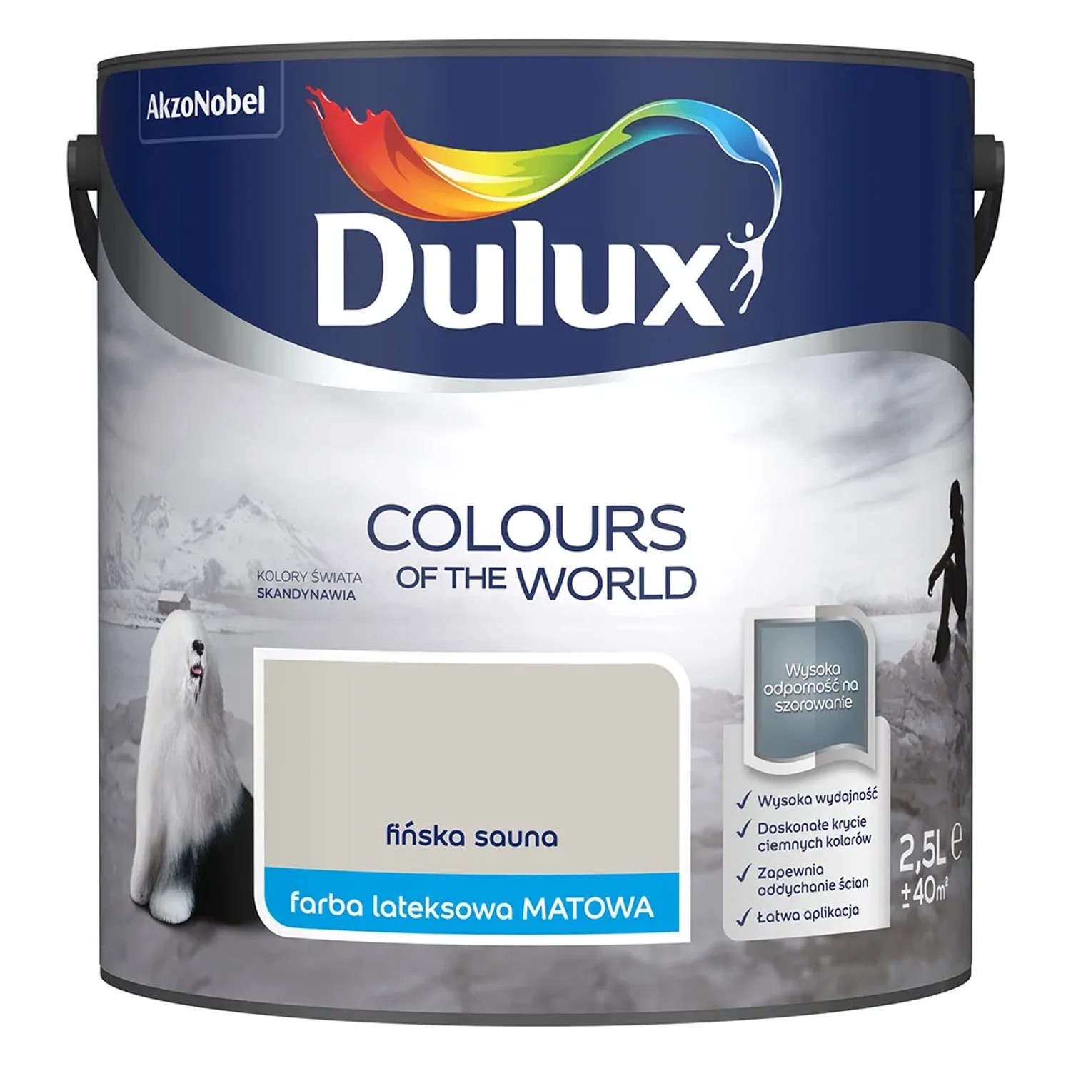 Farba Dulux Kolory Świata fińska sauna 2,5 l
