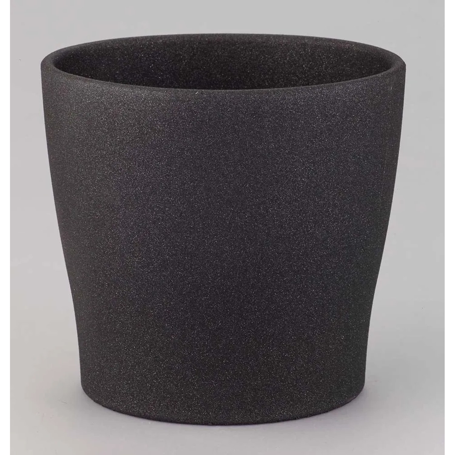 Doniczka Toscania graphit metalic - śr. 16 cm