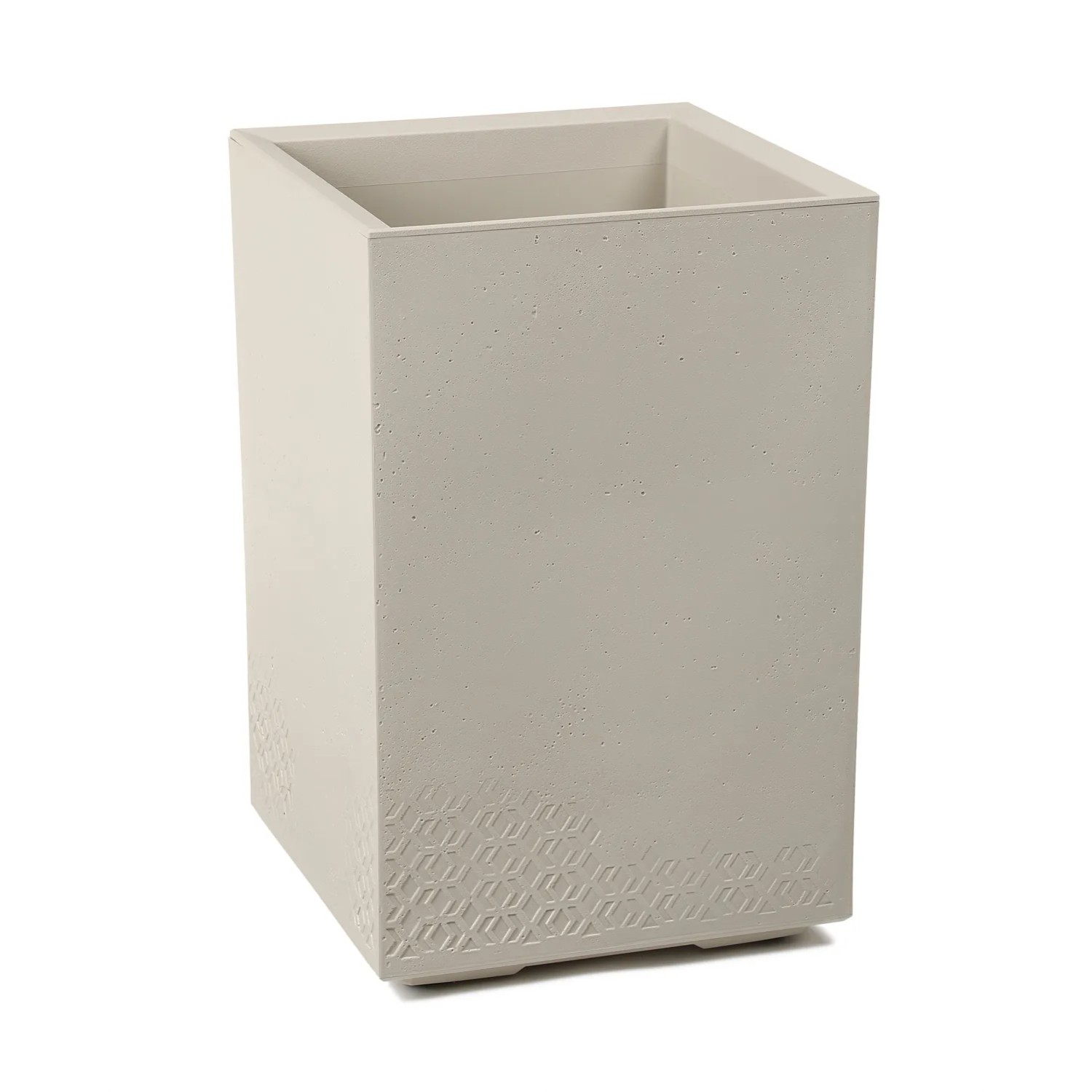 Kwietnik Karo beton beżowy recycled wym. 40x40x60 cm