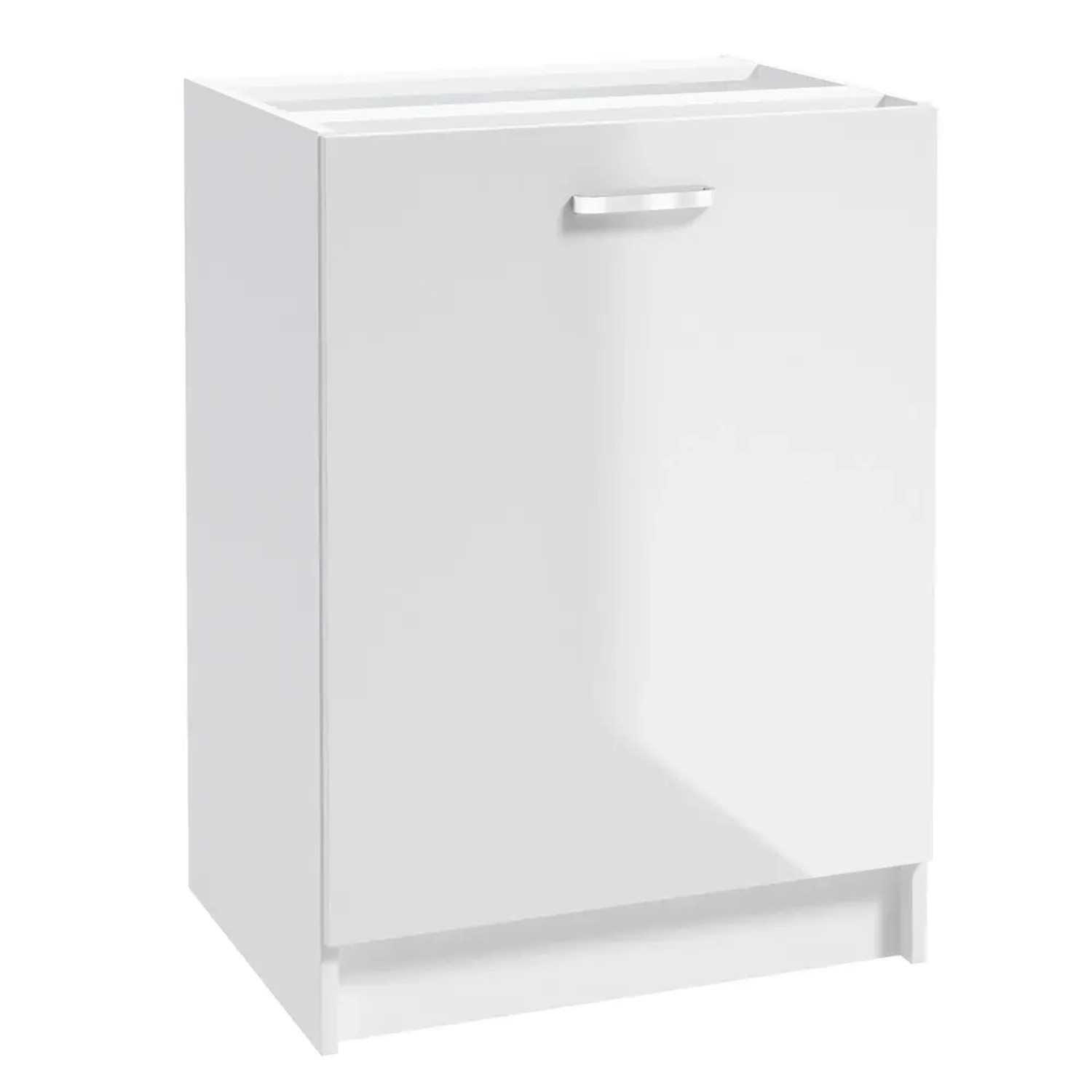 Defra Szafka kuchenna dolna NAPOLI biel/chrom 60 cm