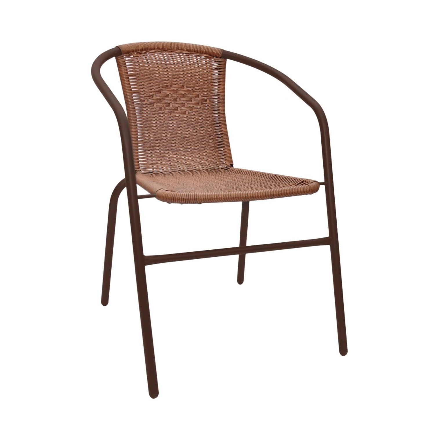 Krzesło ogrodowe BISTRO brązowe