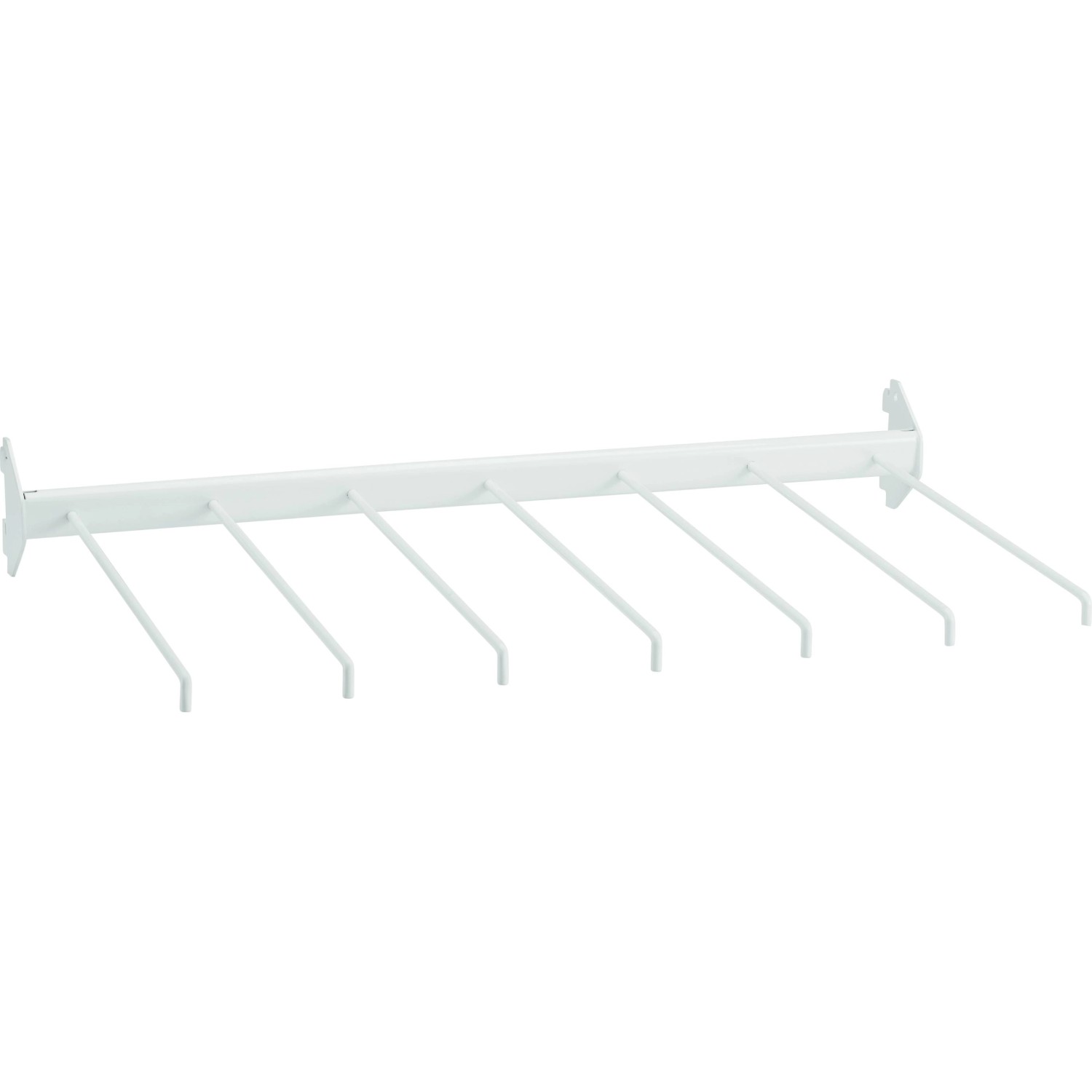 Wieszak na spodnie 60 cm biały Garderoba Metalowa
